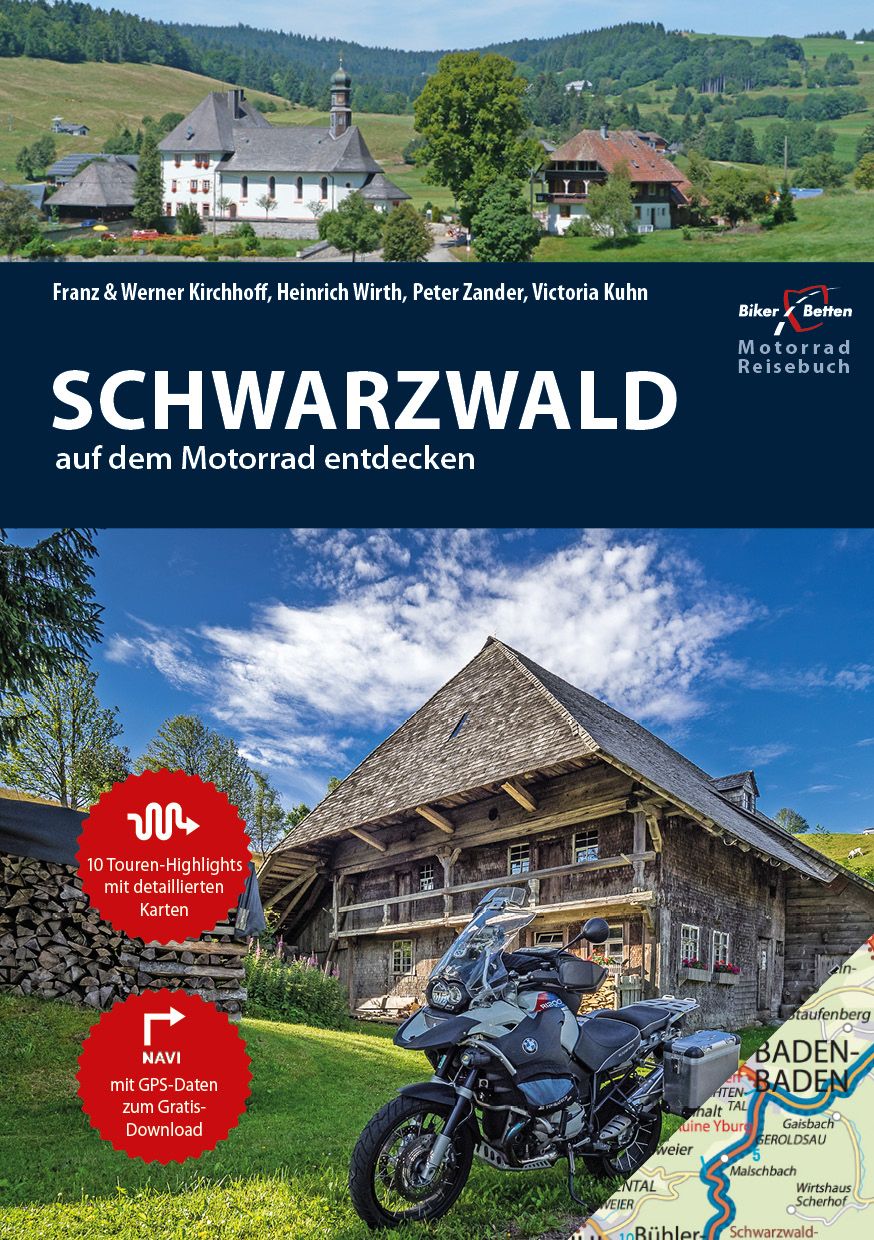Motorrad Reiseführer Schwarzwald Werbung, Plakat, Gebäude, Motorrad, Rad