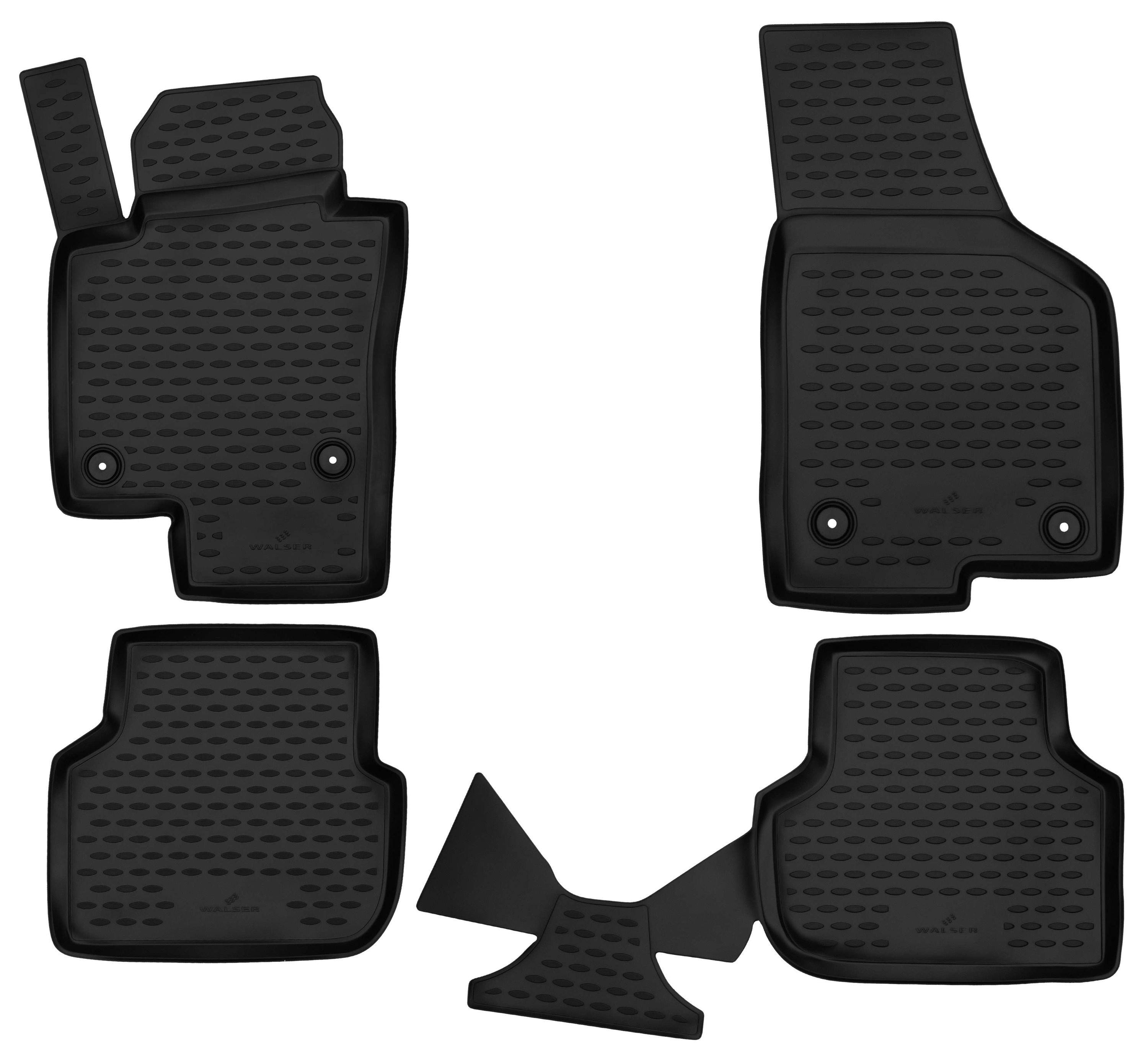 9001778751300_001 Fußmatte, Gummimatten XTR für VW Jetta IV Limousine, schwarz
