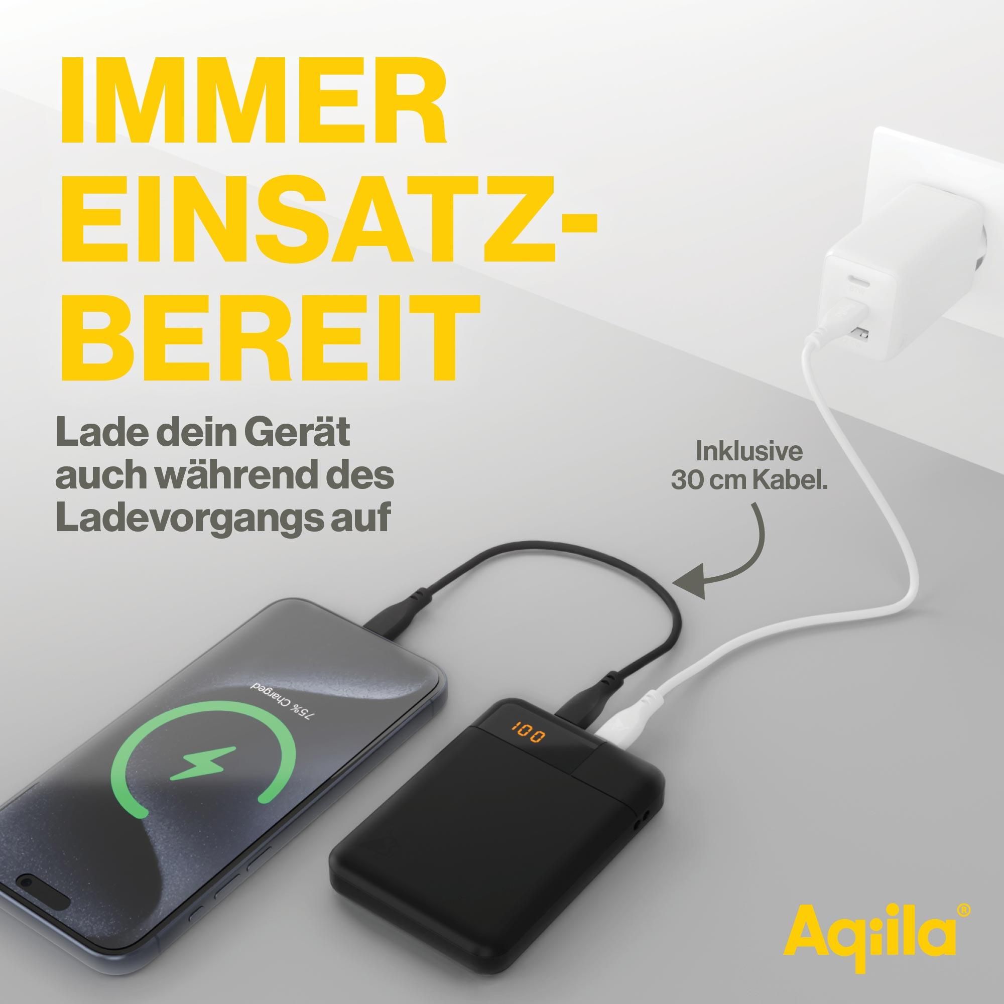 Powerbank, Ladegerät, Kabel, Induktivladung, Akku