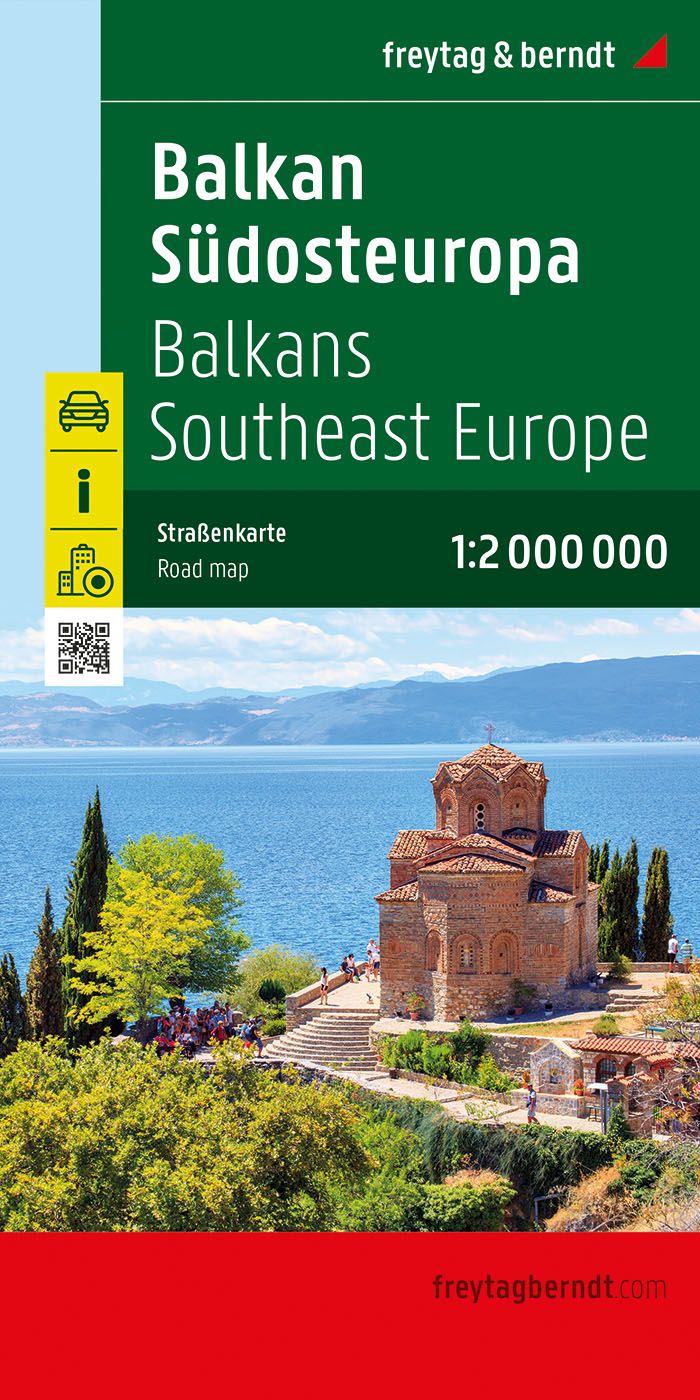 9783707922363 Cover Freytag&Berndt Straßenkarte Balkan Südosteuropa