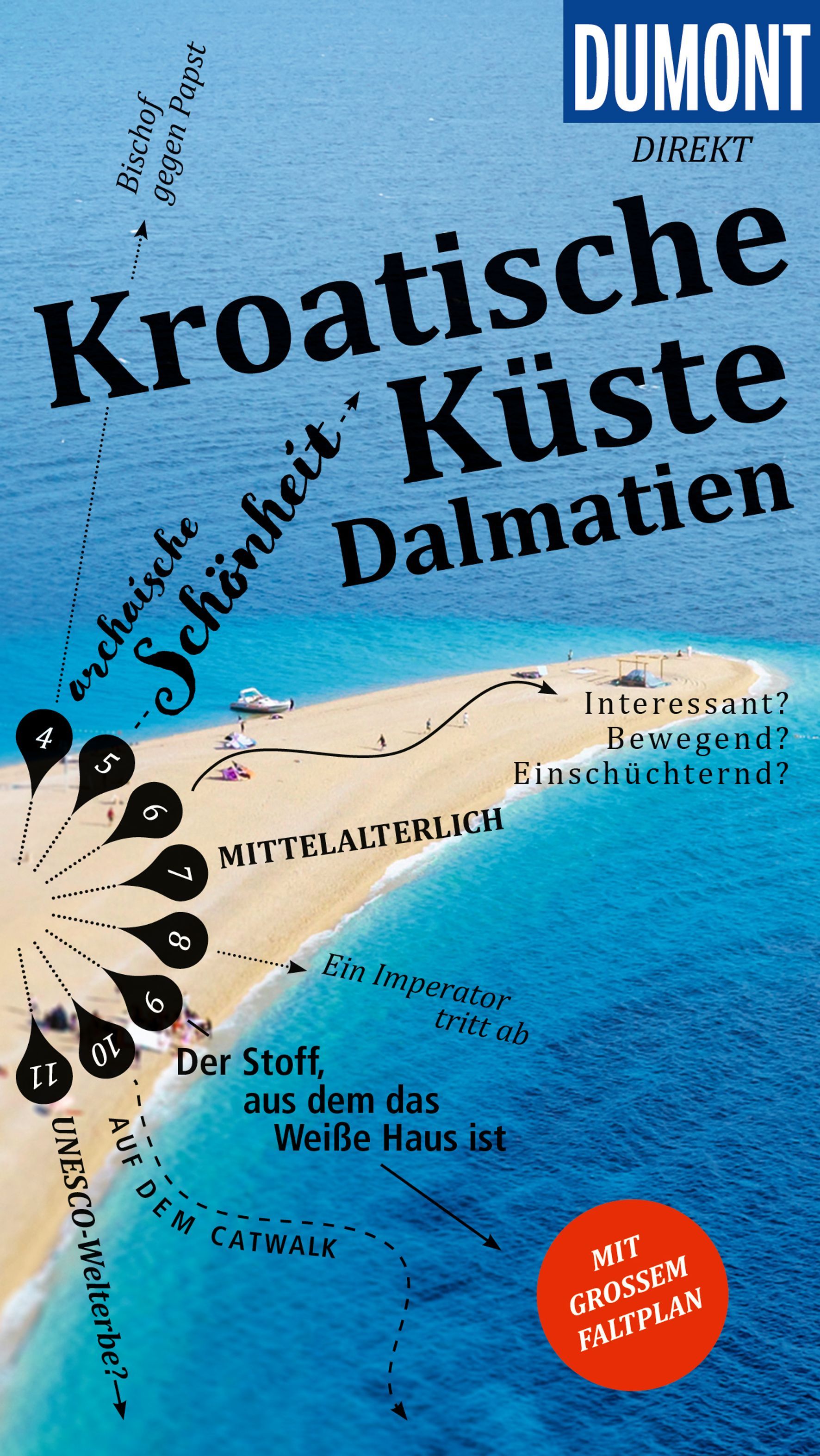 DUMONT direkt Kroatische Küste Dalmatien Land, Natur, Im Freien, Meer, Wasser