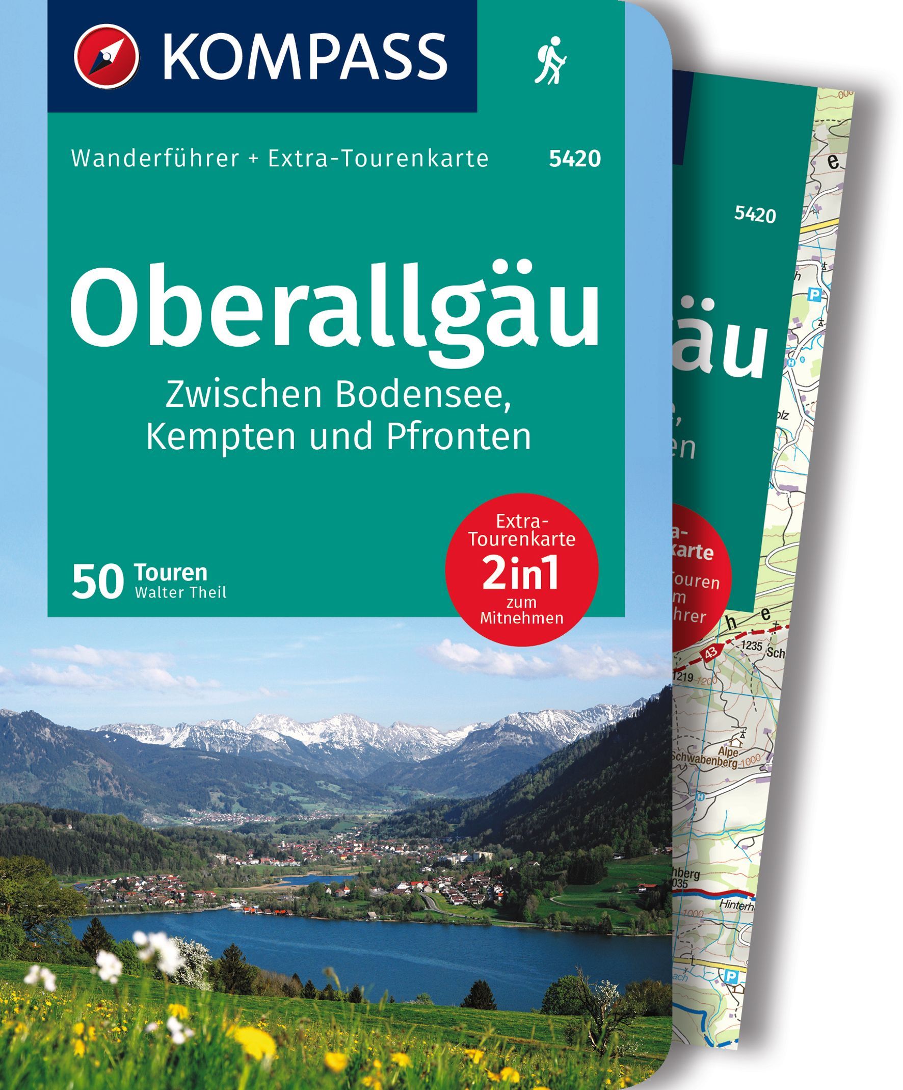 9783991214939 Cover Kompass Wanderführer Oberallgäu