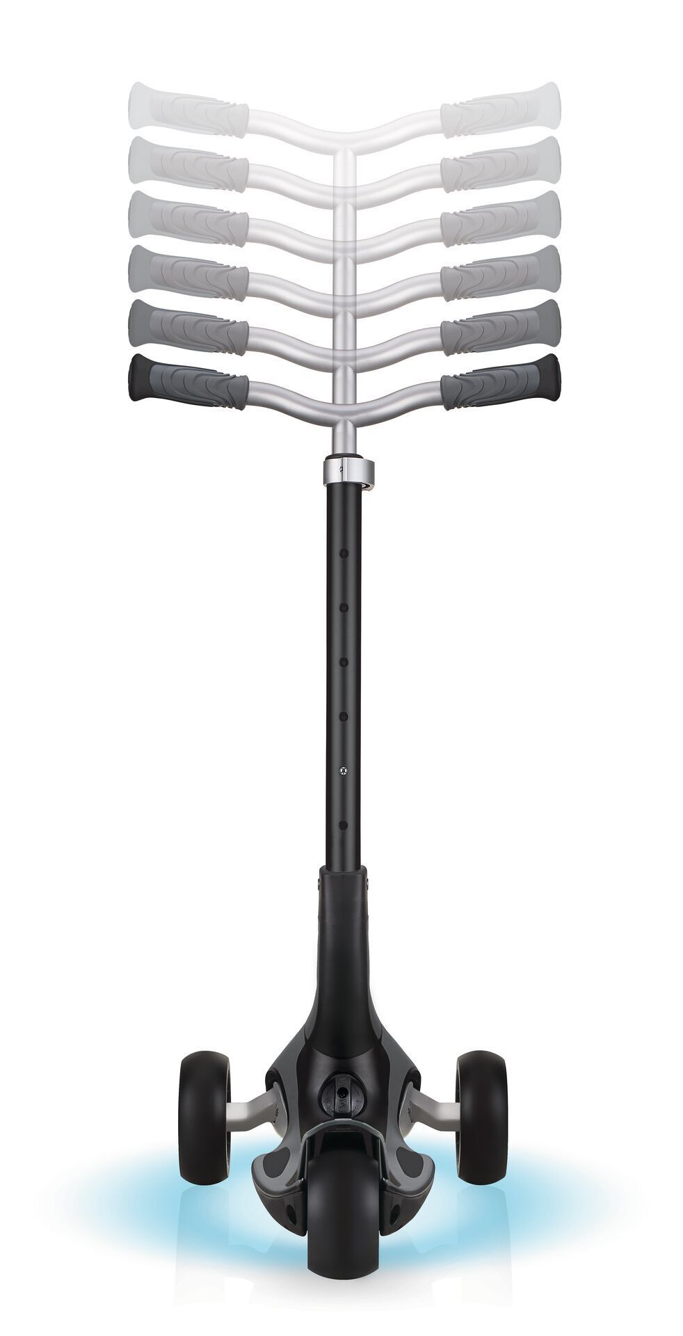 Transport, Fahrzeug, Kinderroller, Roller, Schwarz, Rad