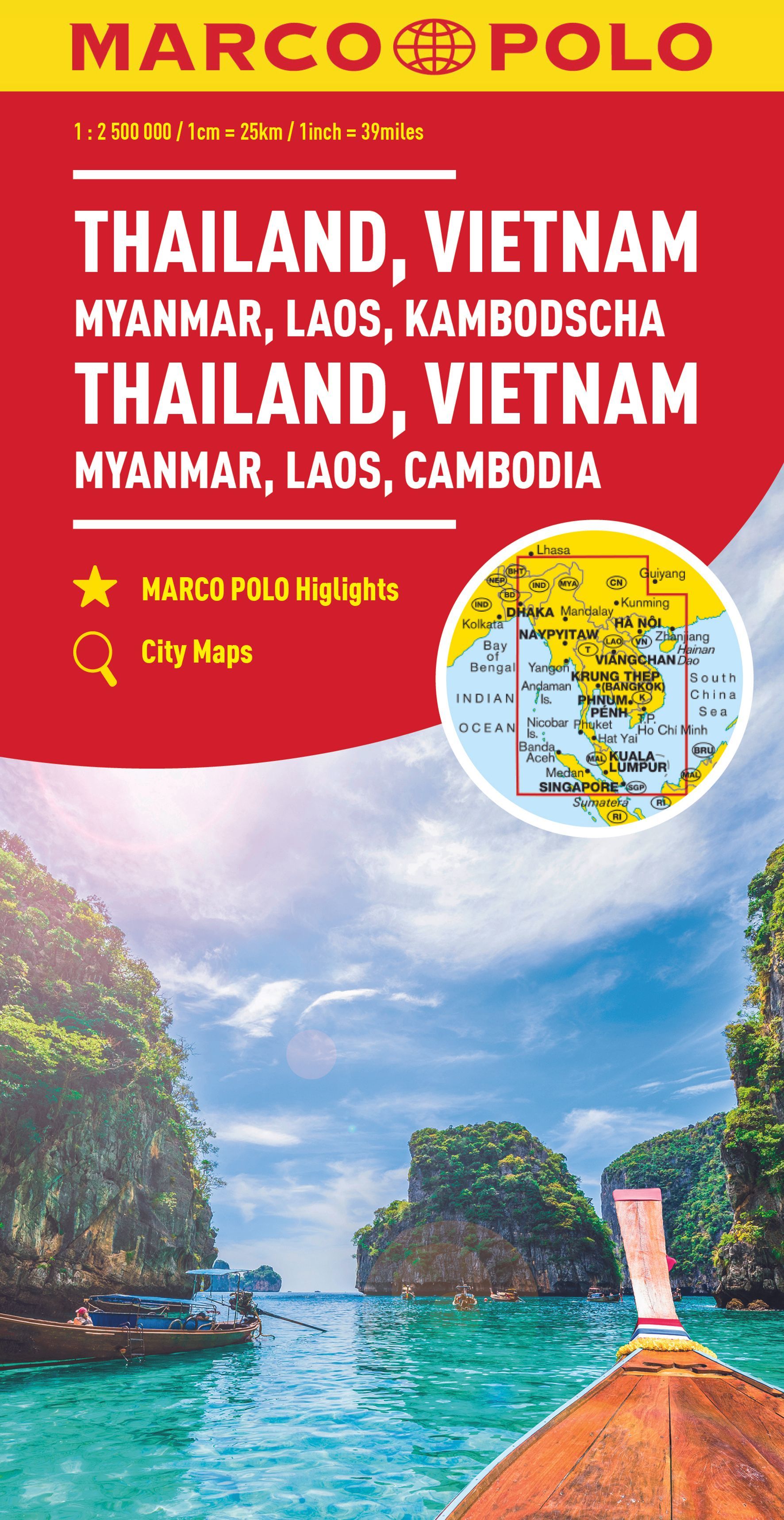 9783575018694 Cover Marco Polo Kontinentalkarte Thailand, Vietnam