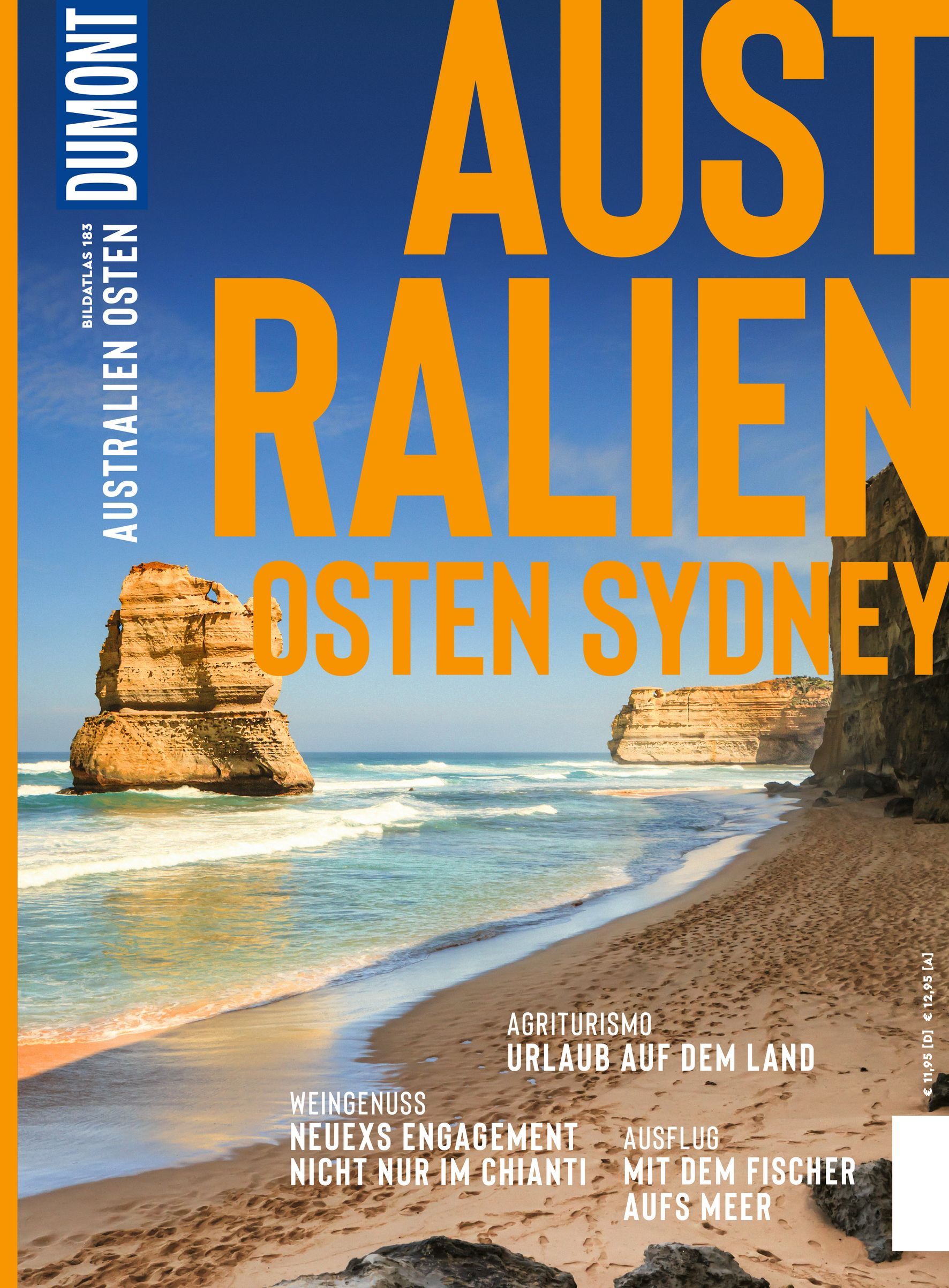 9783616021461 DuMont Bildatlas Australien Osten, Sydney, Cover Strand mit Meer und Fels im Wasser