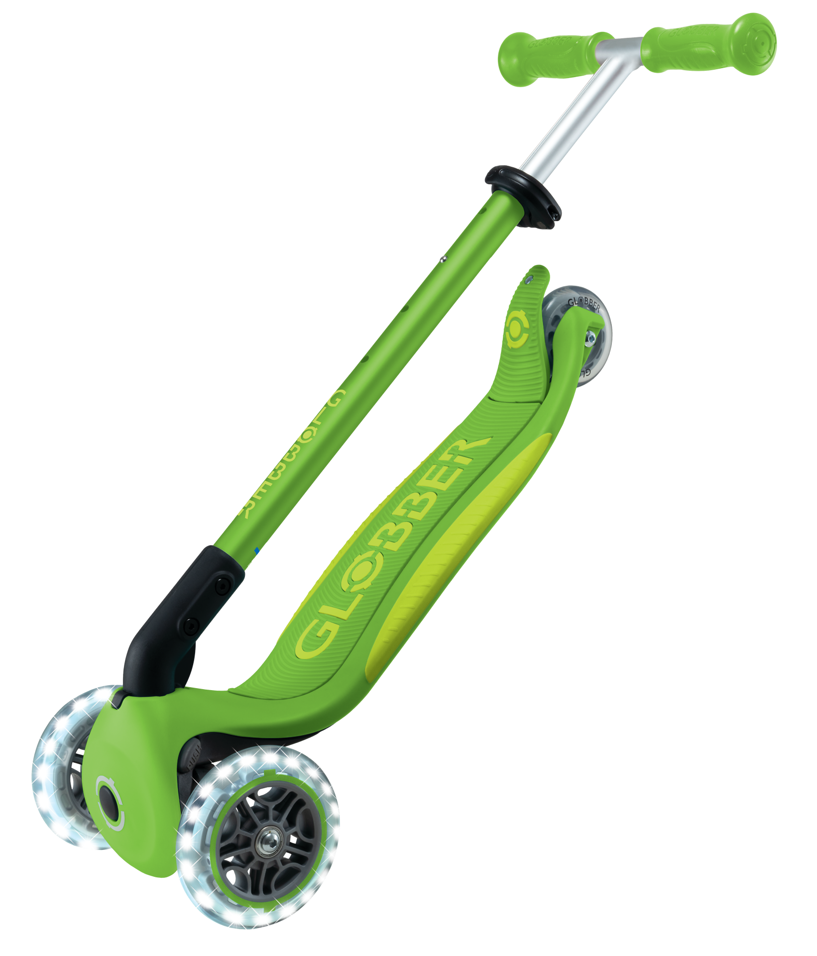 Transport, Fahrzeug, Kinderroller, Roller, Grün, Rad