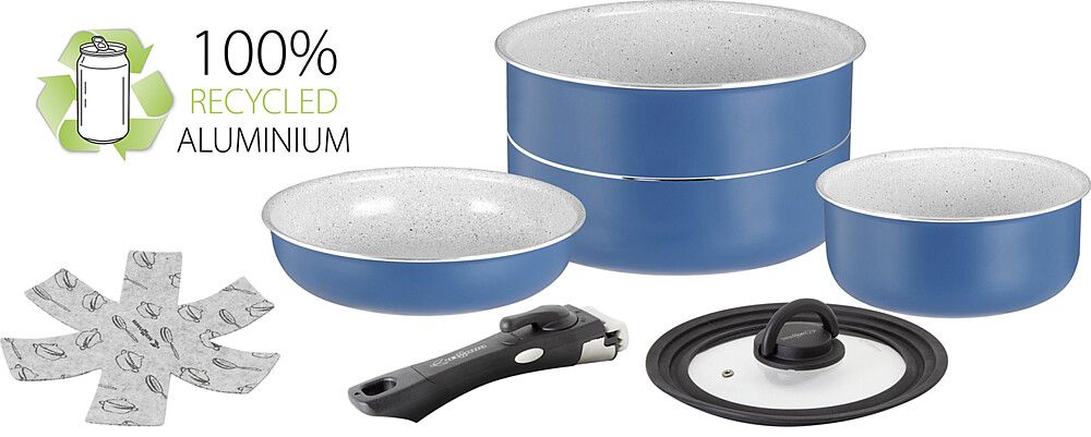 9984746200 Brunner Topfset Carezza Spacemaster Vacublock blau