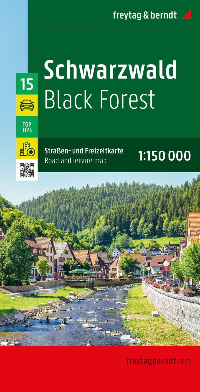 Schwarzwald, Straßen- und Freizeitkarte, f&b Cover, KArte, Wald, Schwarzwald