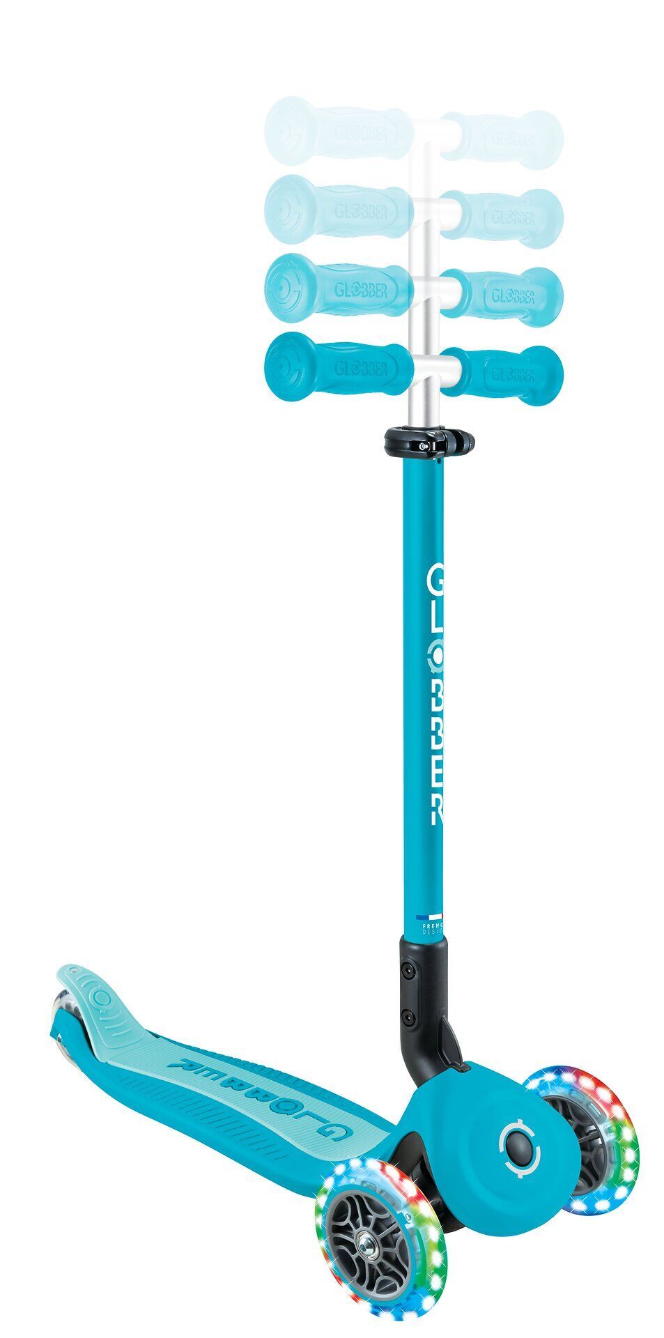 Roller, Transport, Fahrzeug, Rad,Tretroller, Türkis, Kinderroller