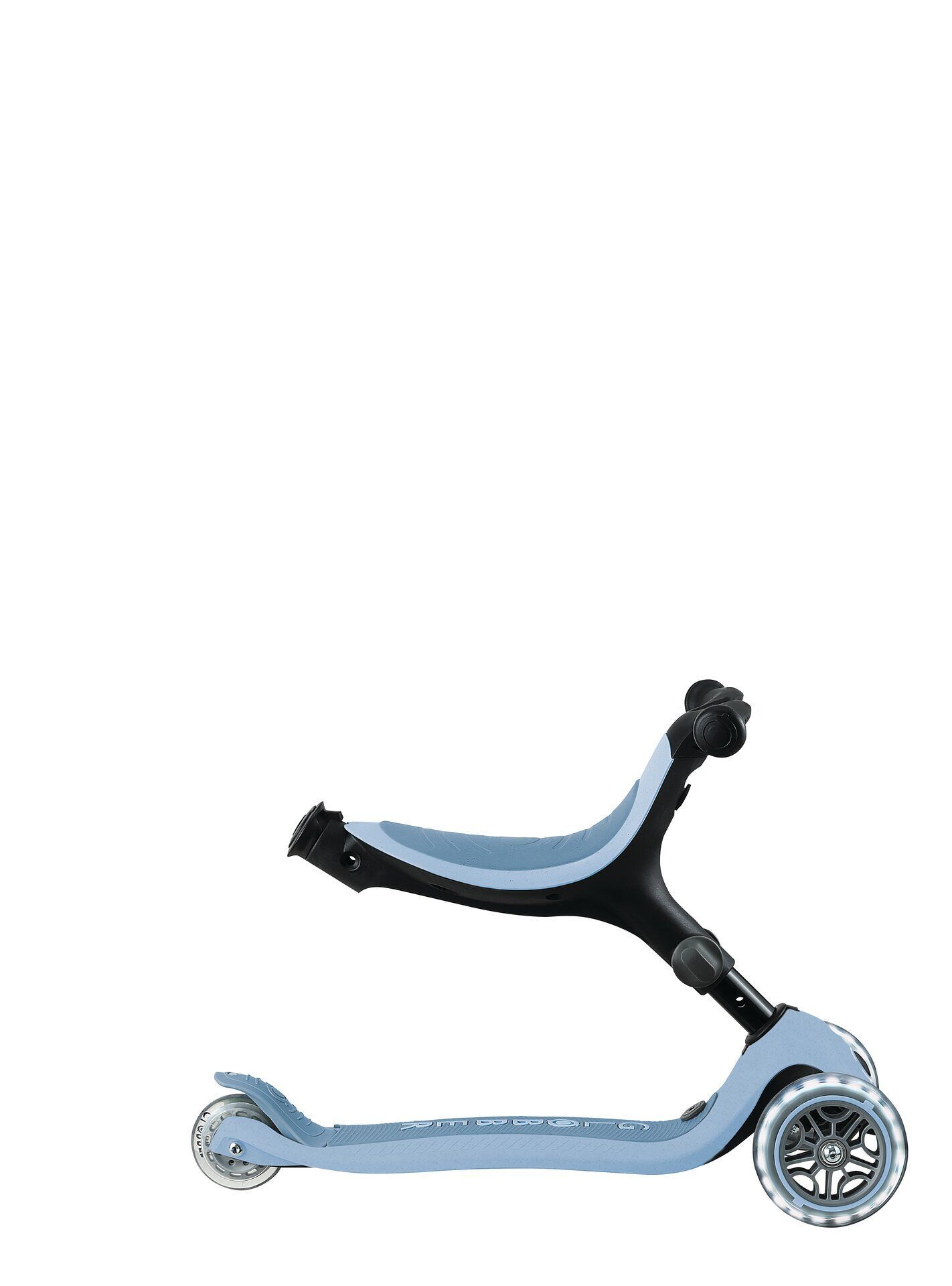 Transport, Fahrzeug, Tretroller, Kinderroller, E-Scooter, Hellbau, Rad