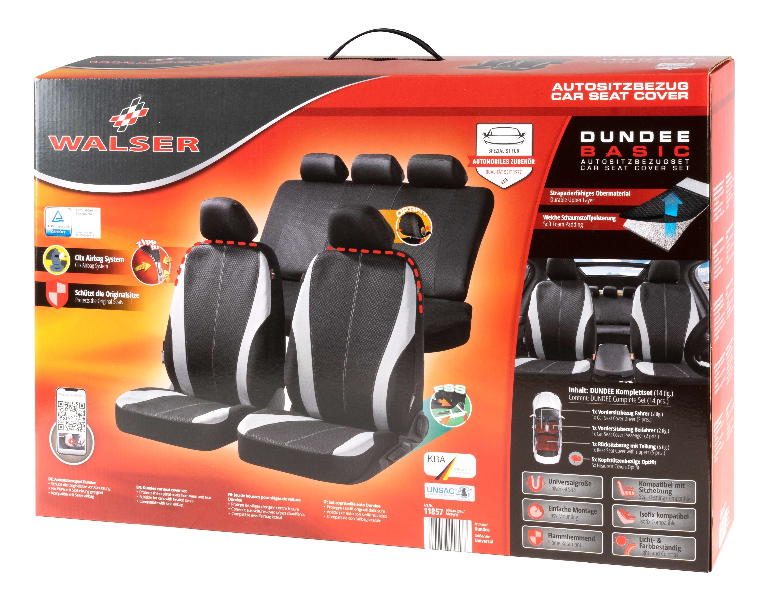 9001778118578_002 Autositzbezug Dundee Komplettset Abbildung Details