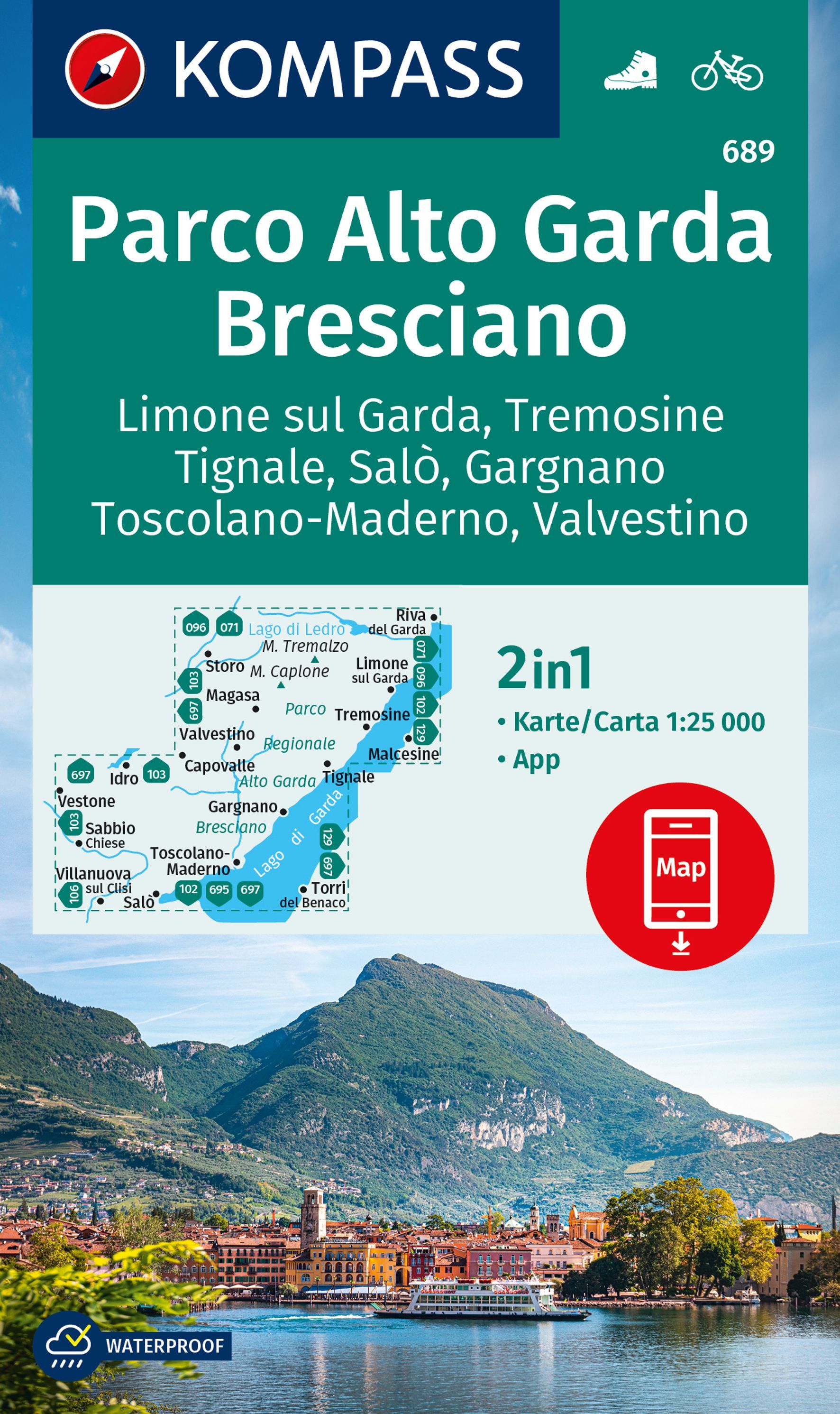 9783991541677 Cover, Karte Parco Alto Garda Bresciano