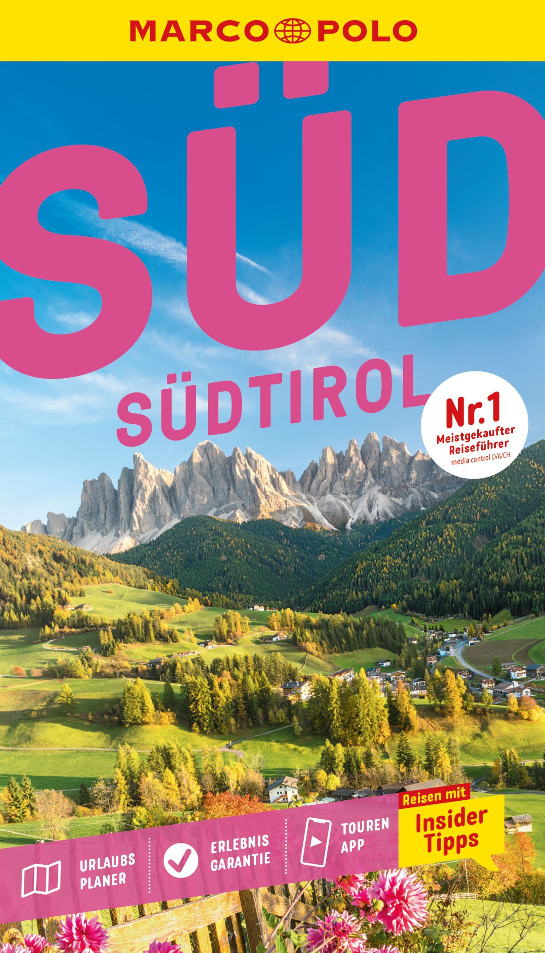 MARCO POLO Reiseführer Südtirol Buch, Veröffentlichung, Werbung, Gras, Draußen