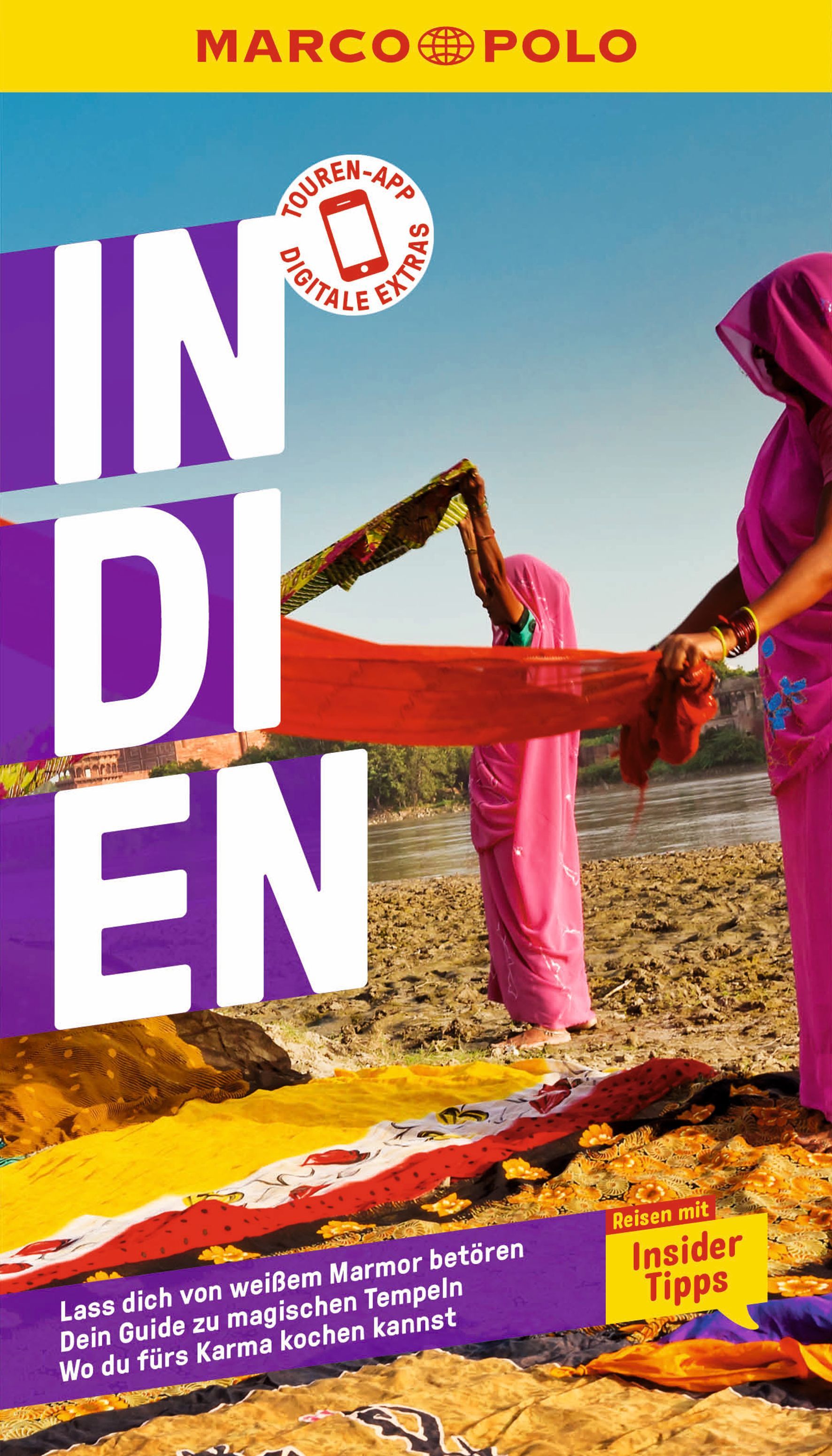 MARCO POLO Reiseführer Indien Werbung, Plakat, Erwachsener, Person, Frau