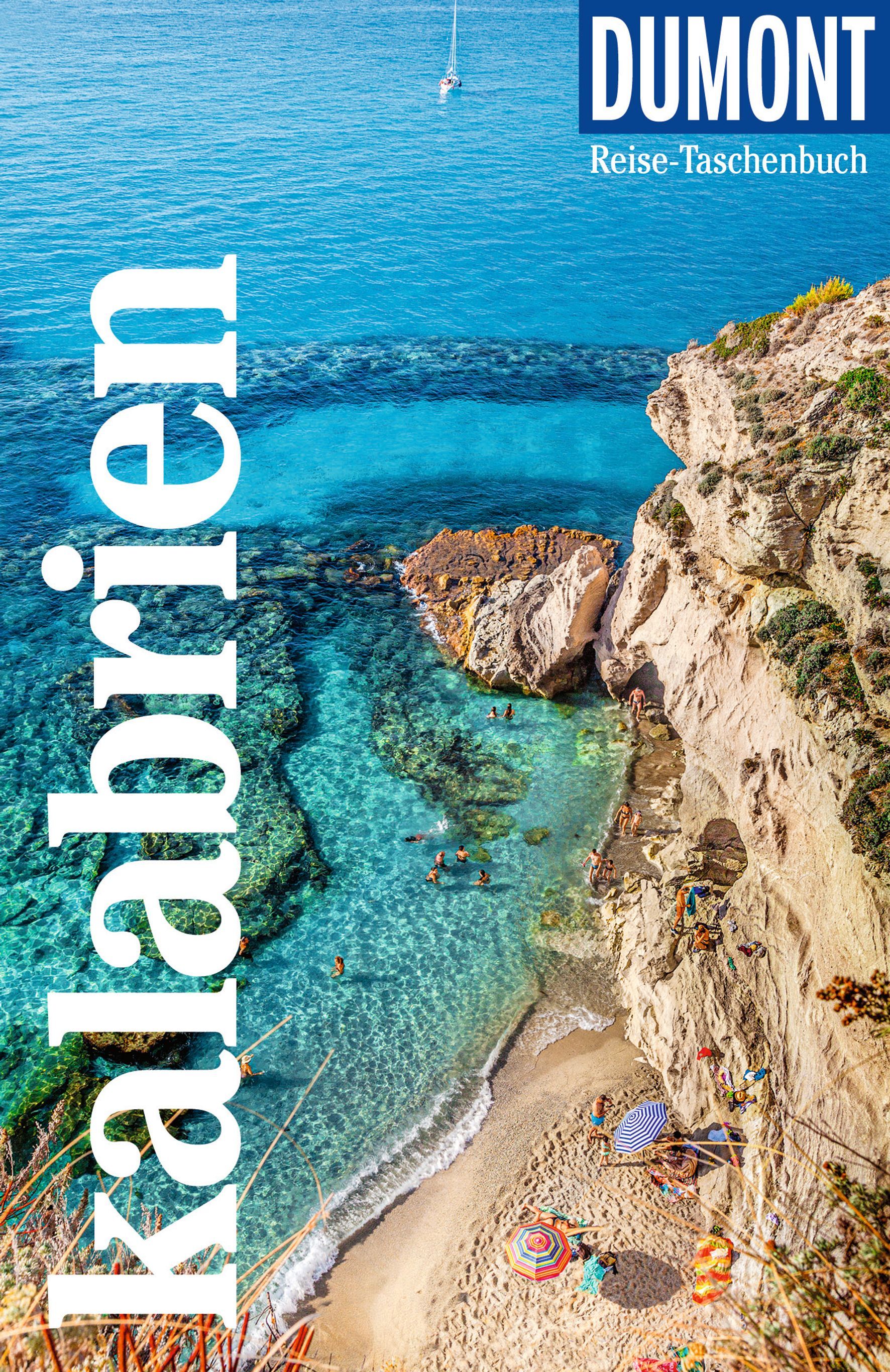 DUMONT Reise-Taschenbuch Reiseführer Kalabrien Cover, Natur, Draußen, Meer, Land, Sommer