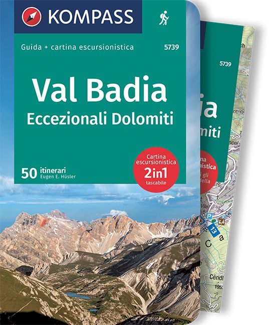 9783991215493 KOMPASS guida escursionistica Val Badia, Gebirge mit Bergen