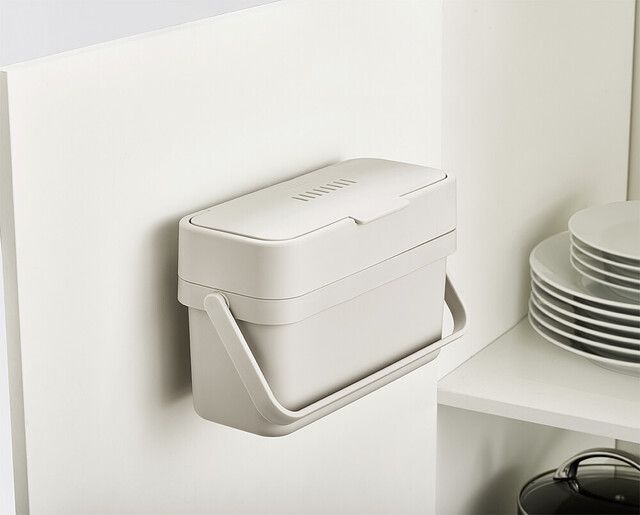 Eimer, Rechteckig , Weiß