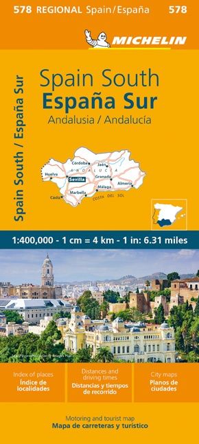 9782067259058 Cover Michelin REgionalkarte Andalusien