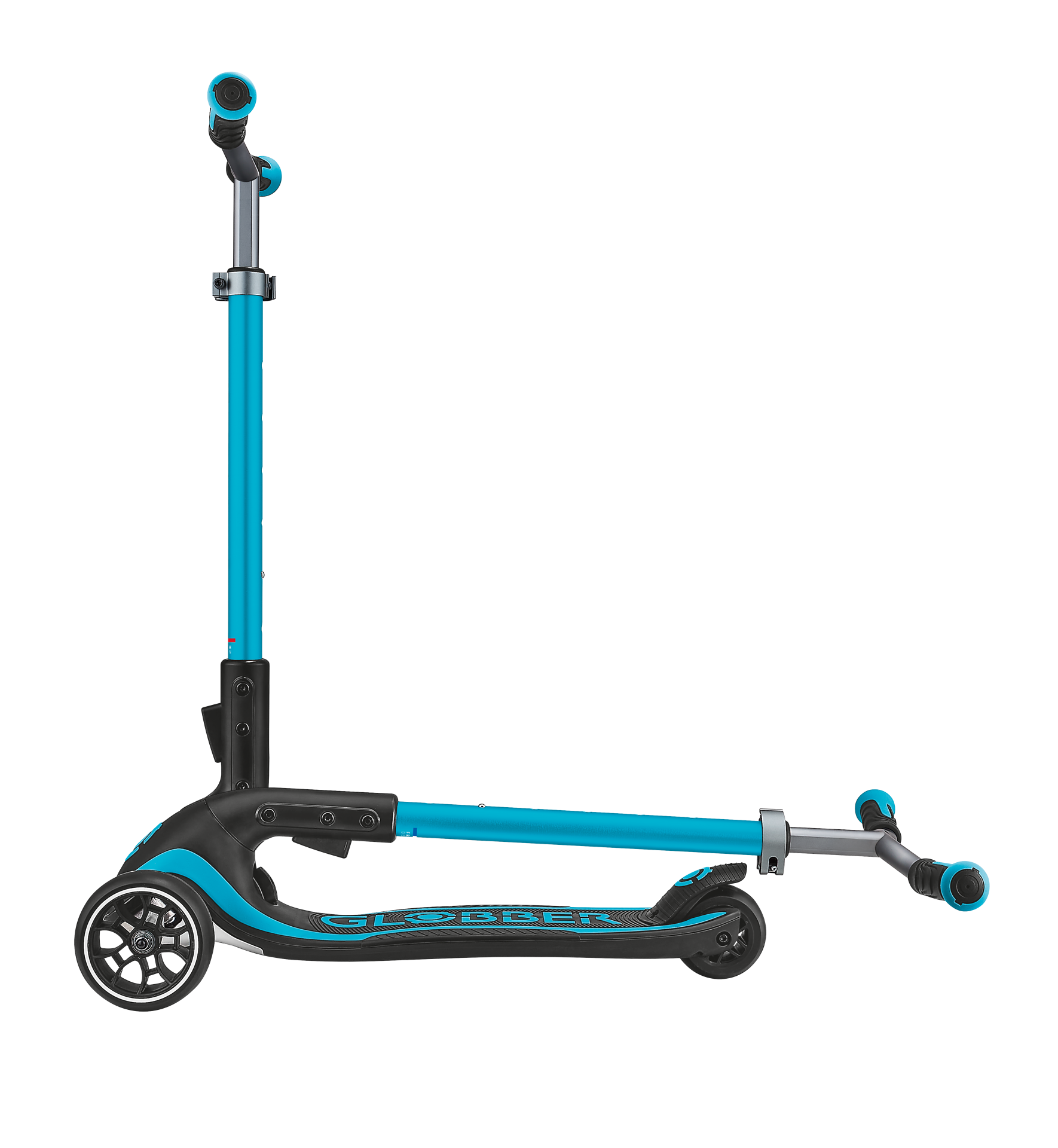 Transport, Fahrzeug, Kinderroller, Tretroller, Türkis, Rad