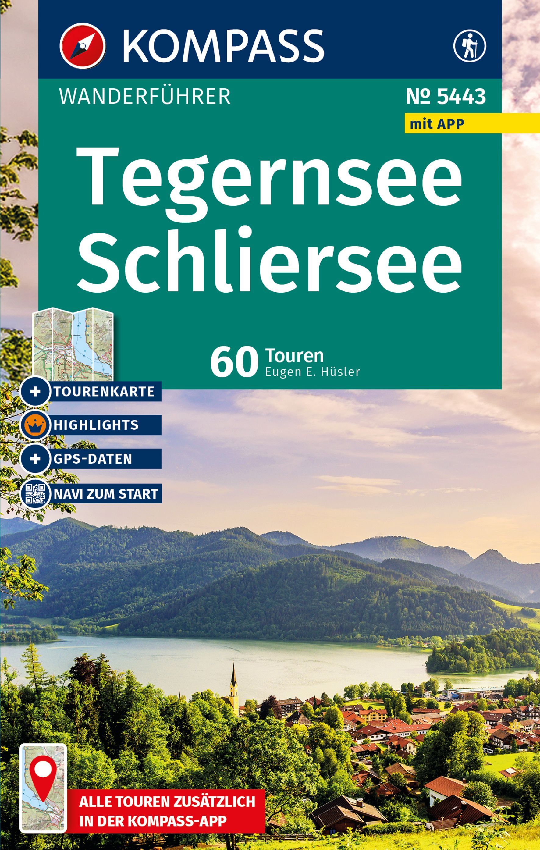 Wanderführer, Tegernsee, Schliersee, Touren, Buchcover