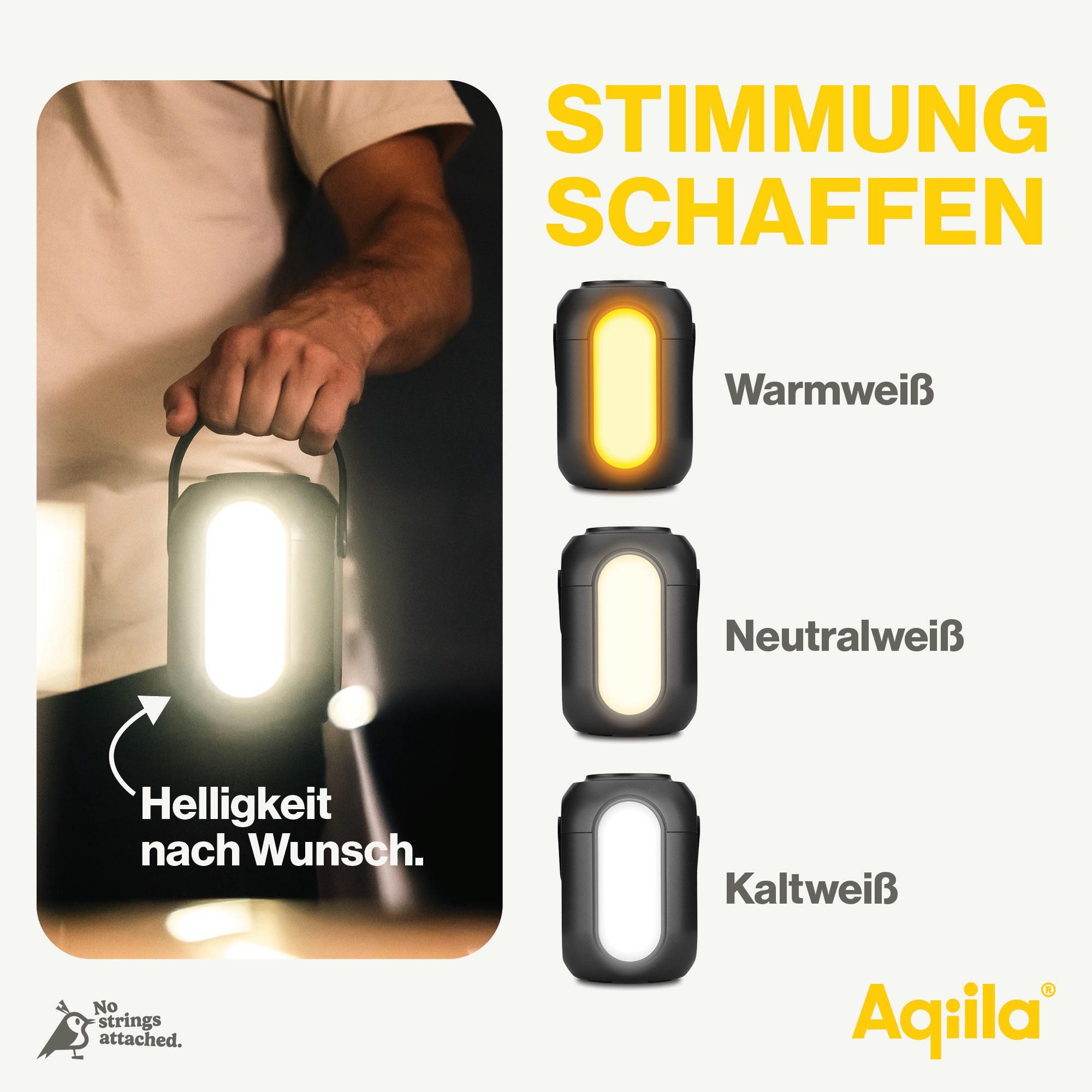 Laterne, LED, Taschenlampe, Warmweiß, Neutralweiß