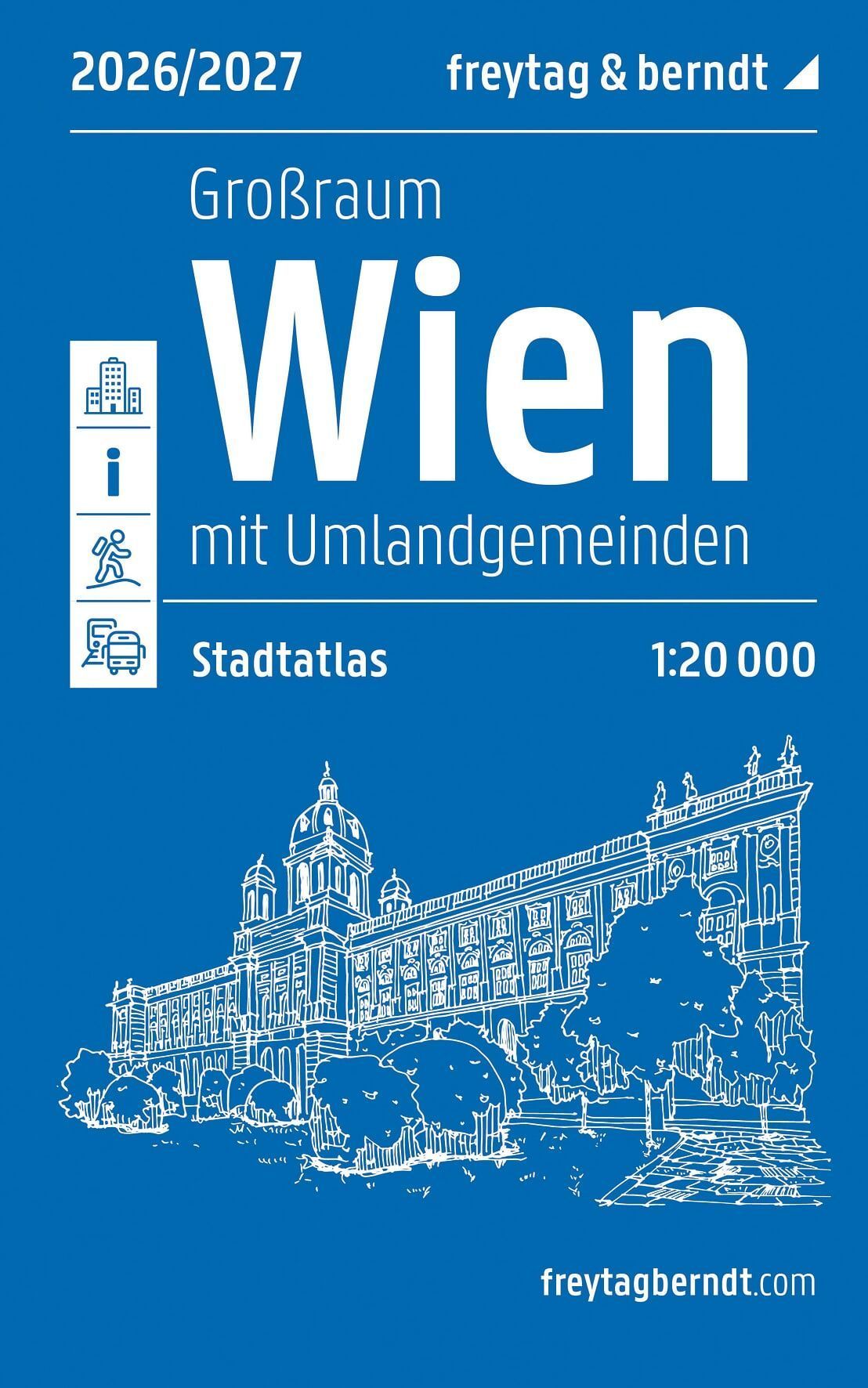 Stadtkarte, Wien, Großraum, Umlandgemeinden, Stadtatlas