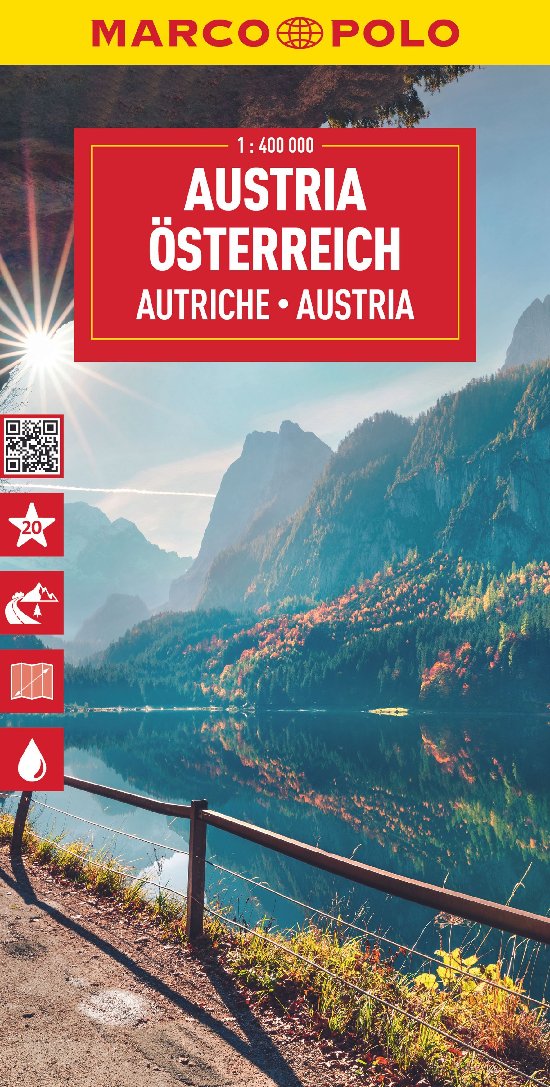 9783575017659 Cover Marco Polo Reisekarte Österreich