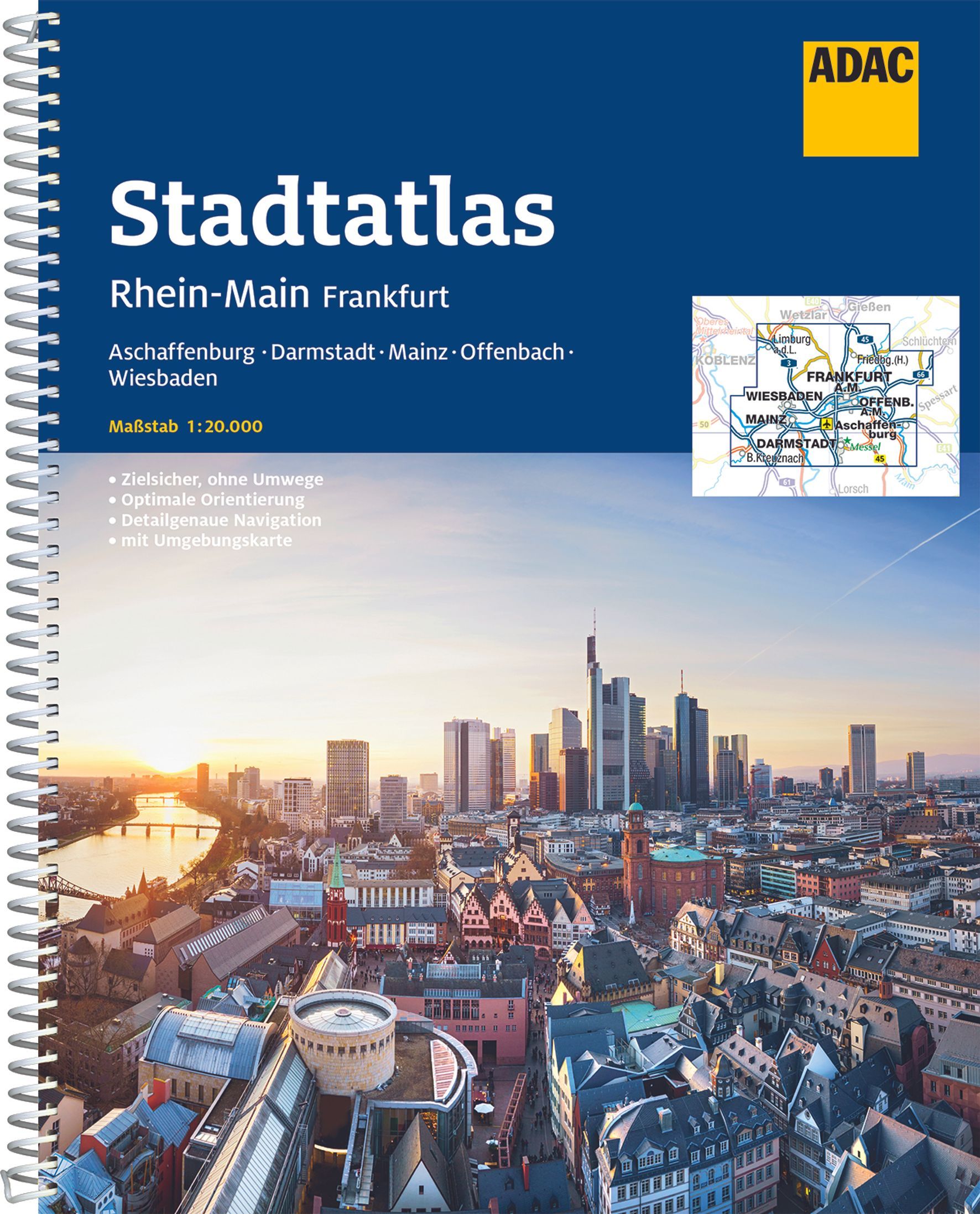 9783826425110 rhein main stadtatlas