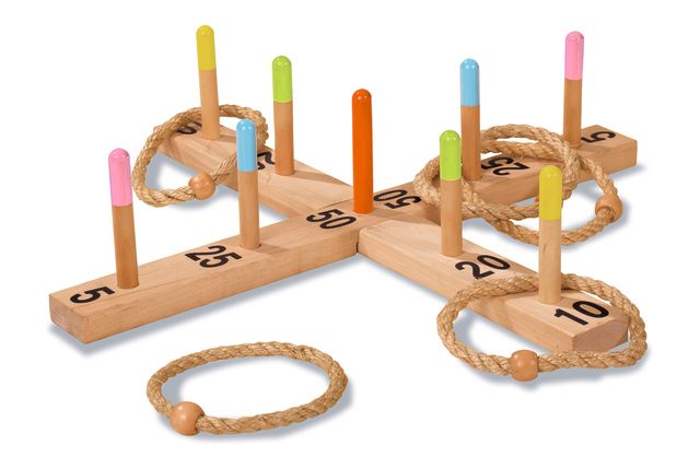 Eichhorn Outdoor Ringwurfspiel Gesellschaftsspiel, Ringwurfspiel