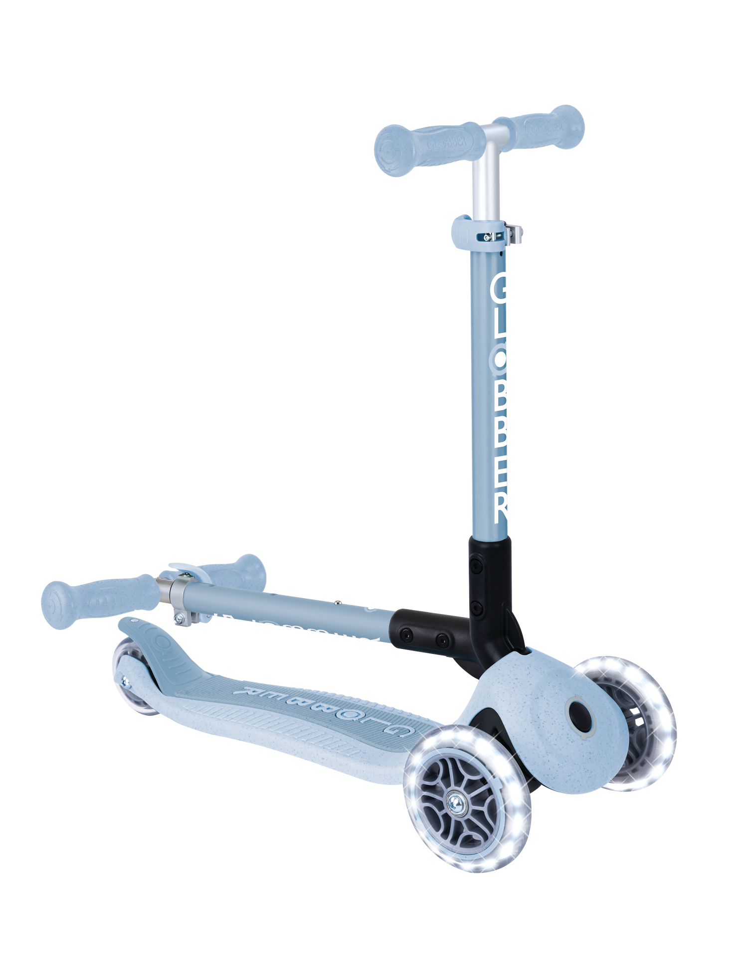 Transport, Fahrzeug, Kinderroller, Roller, Blau, Rad