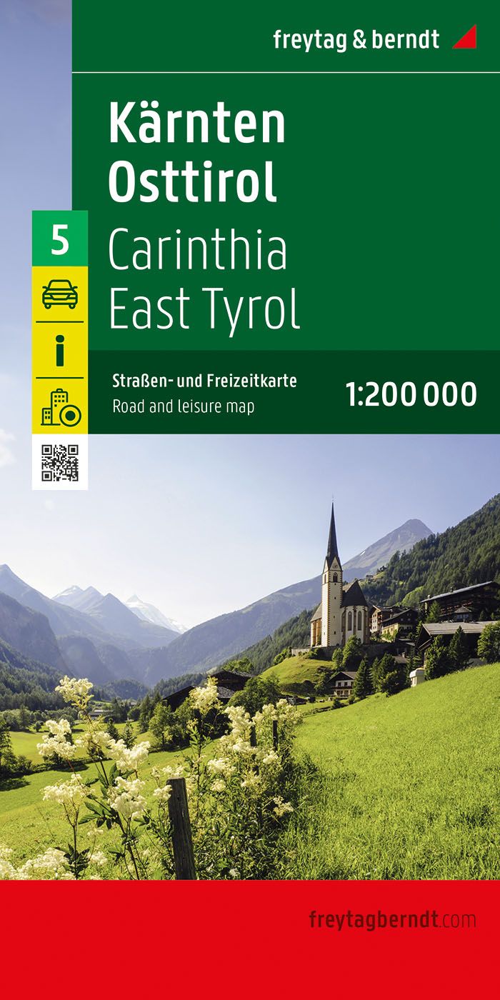 Kärnten - Osttirol, Straßen-und Freizeitkarte, f&b Gras, Werbung, Plakat, Natur, Draußen