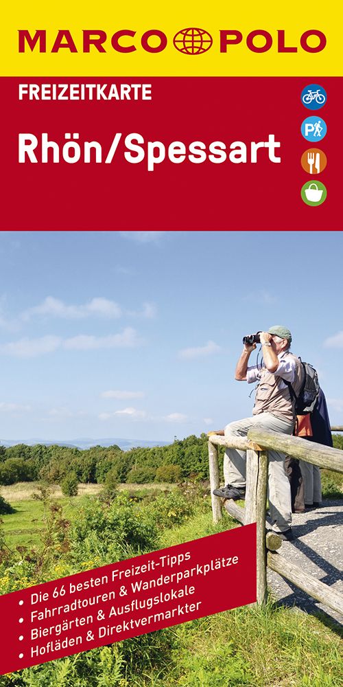 9783829743884 Cover Marco Polo Freizeitkarte Rhön, Spessart