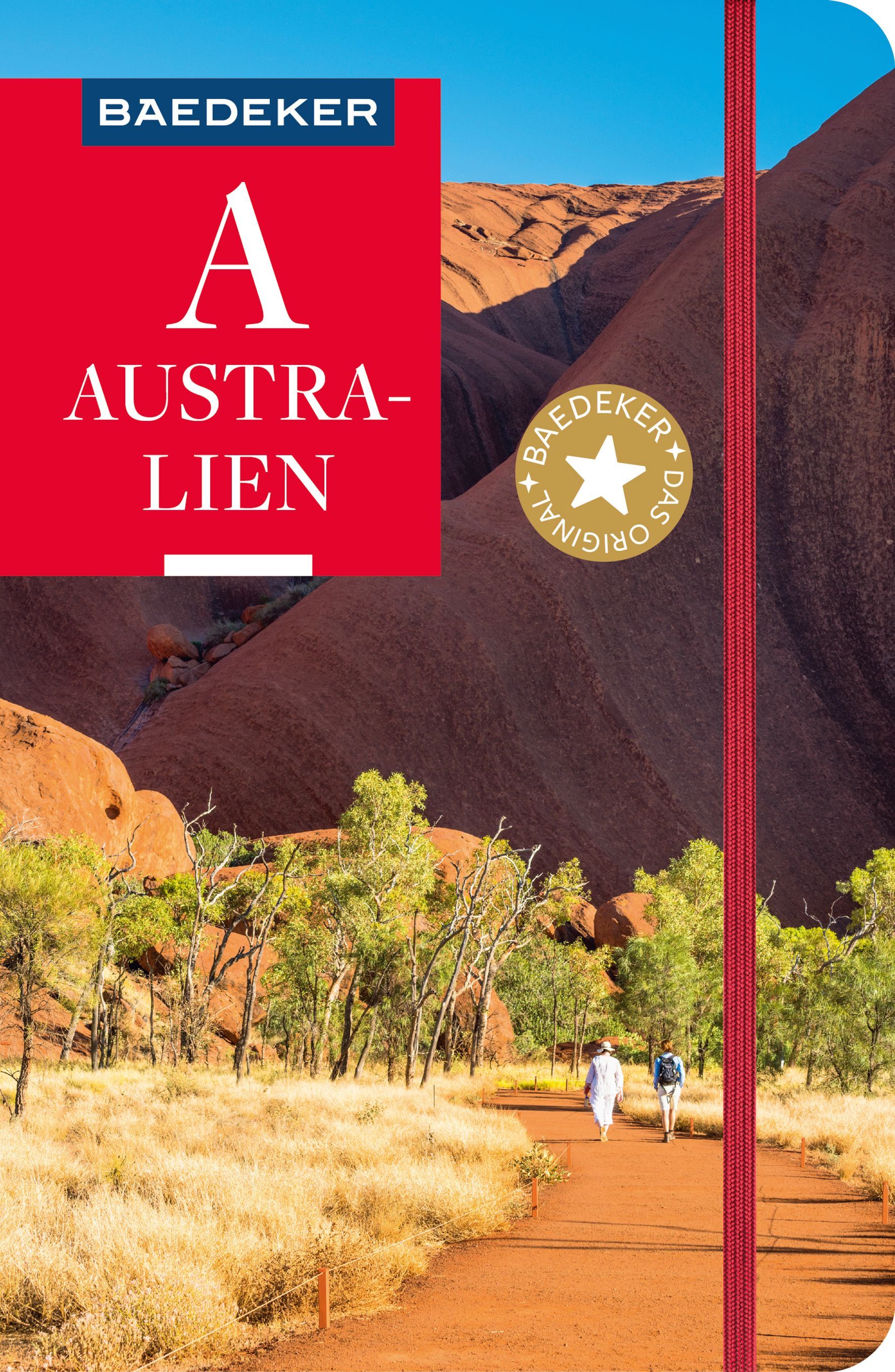 Baedeker Reiseführer Australien Cover Baedeker Reiseführer Australien. Natur, Draußen, Buch, Person, Pfad