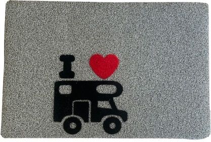 Matte mit Druck drauf