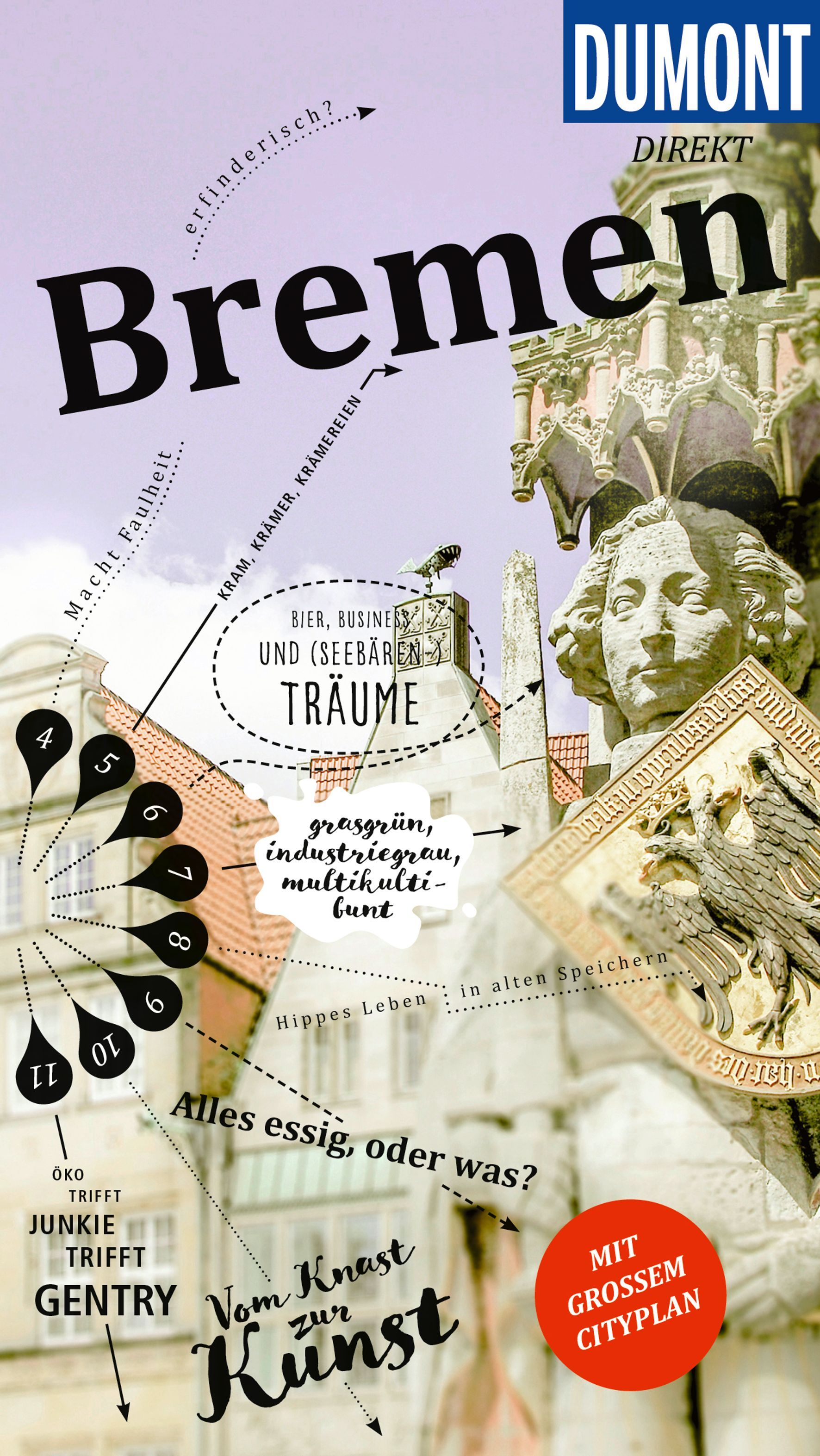 DUMONT direkt Reiseführer Bremen Werbung, Plakat, Buch, Veröffentlichung, Person