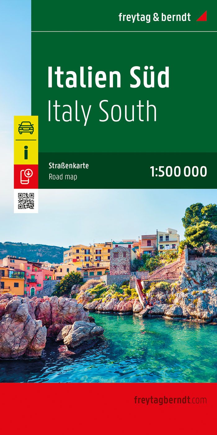 Italien Süd,Straßenkarte 1:500.000,freytag&berndt Italien Süd,Straßenkarte 1:500.000,freytag&berndt