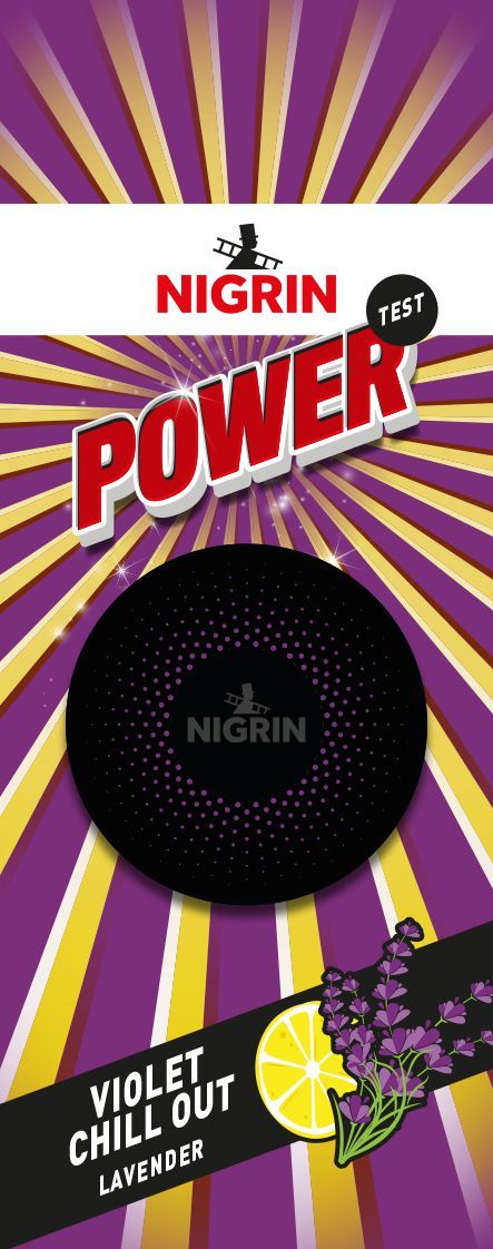 NIGRIN POWER Lufterfrischer Violet Chill Out