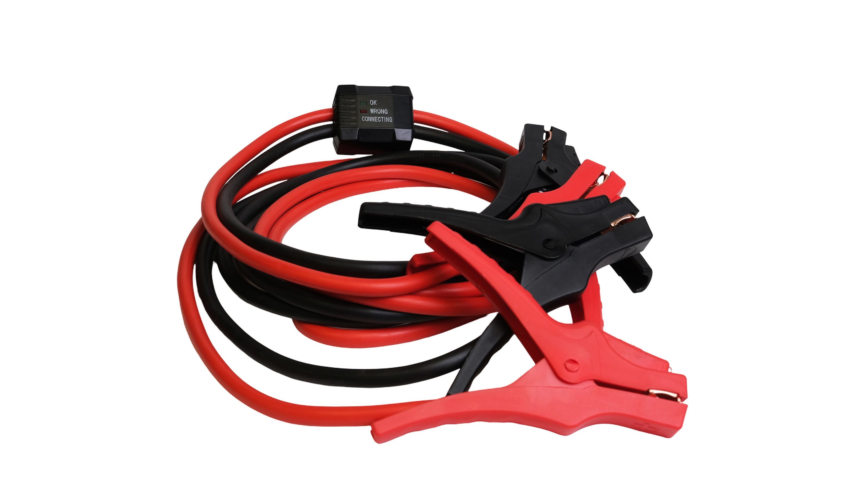 jumper cables,  Auto-Kabel,  Zangenklemmen,  Batteriekabel,  rote und schwarze Kabel