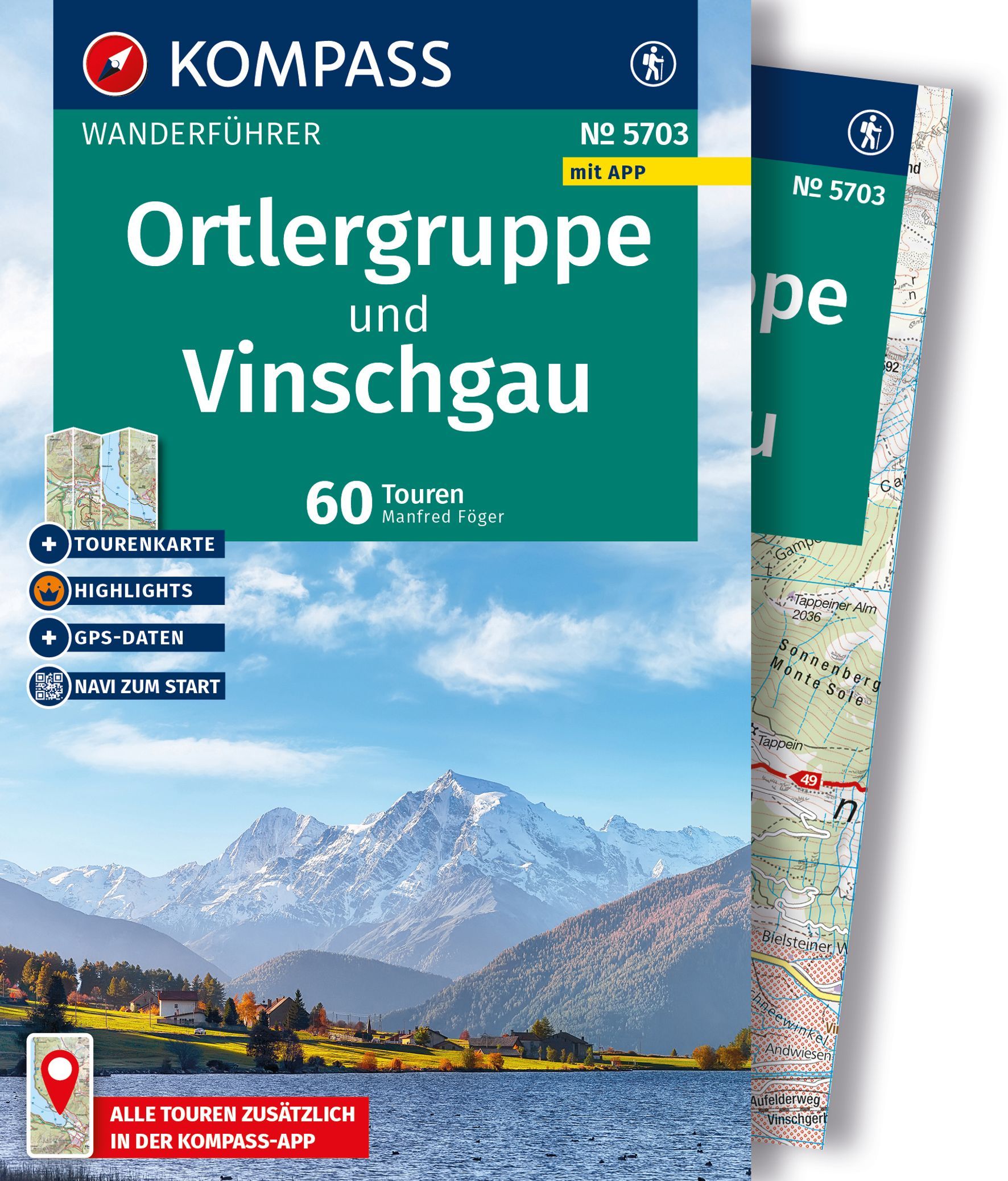 Wanderführer, Ortlergruppe, Vinschgau, Touren, GPS-Daten