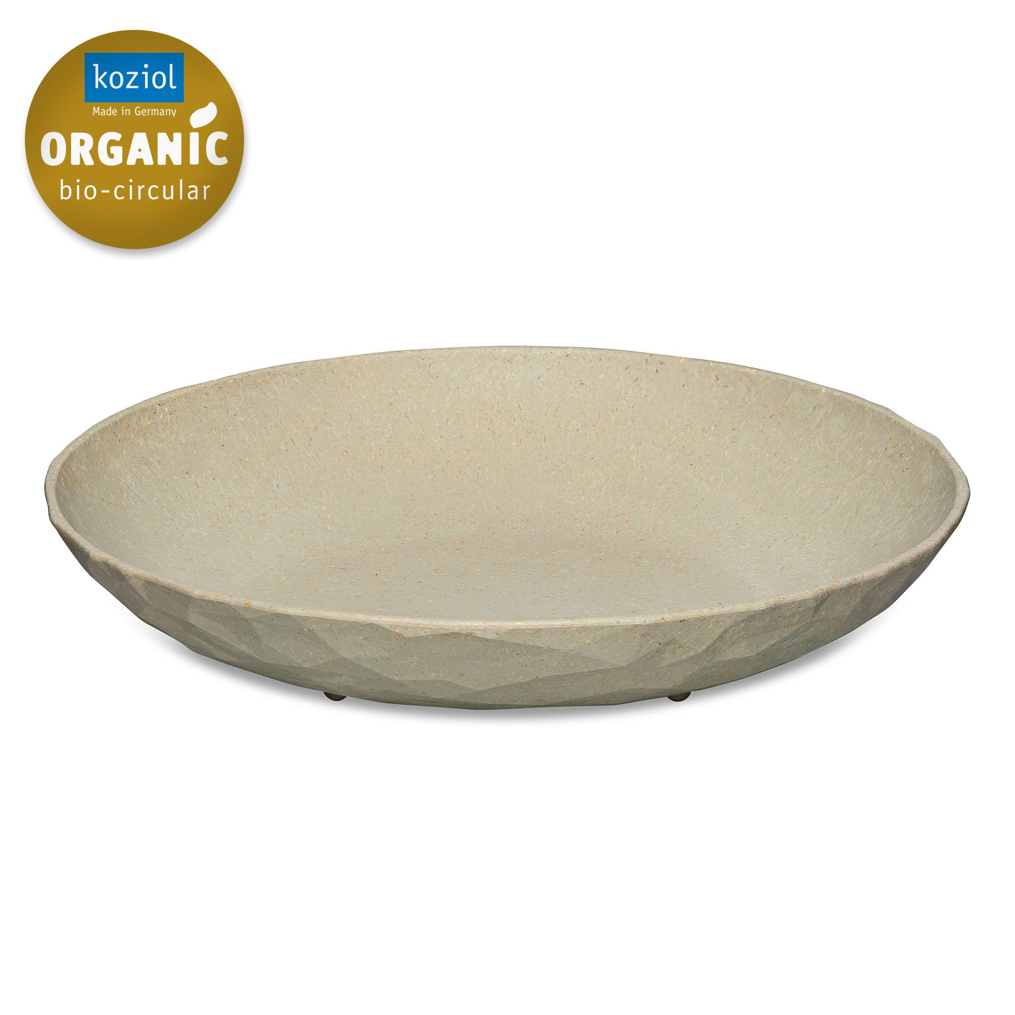 5006700_bio_circular Koziol teller tief Club Plate sandfarben