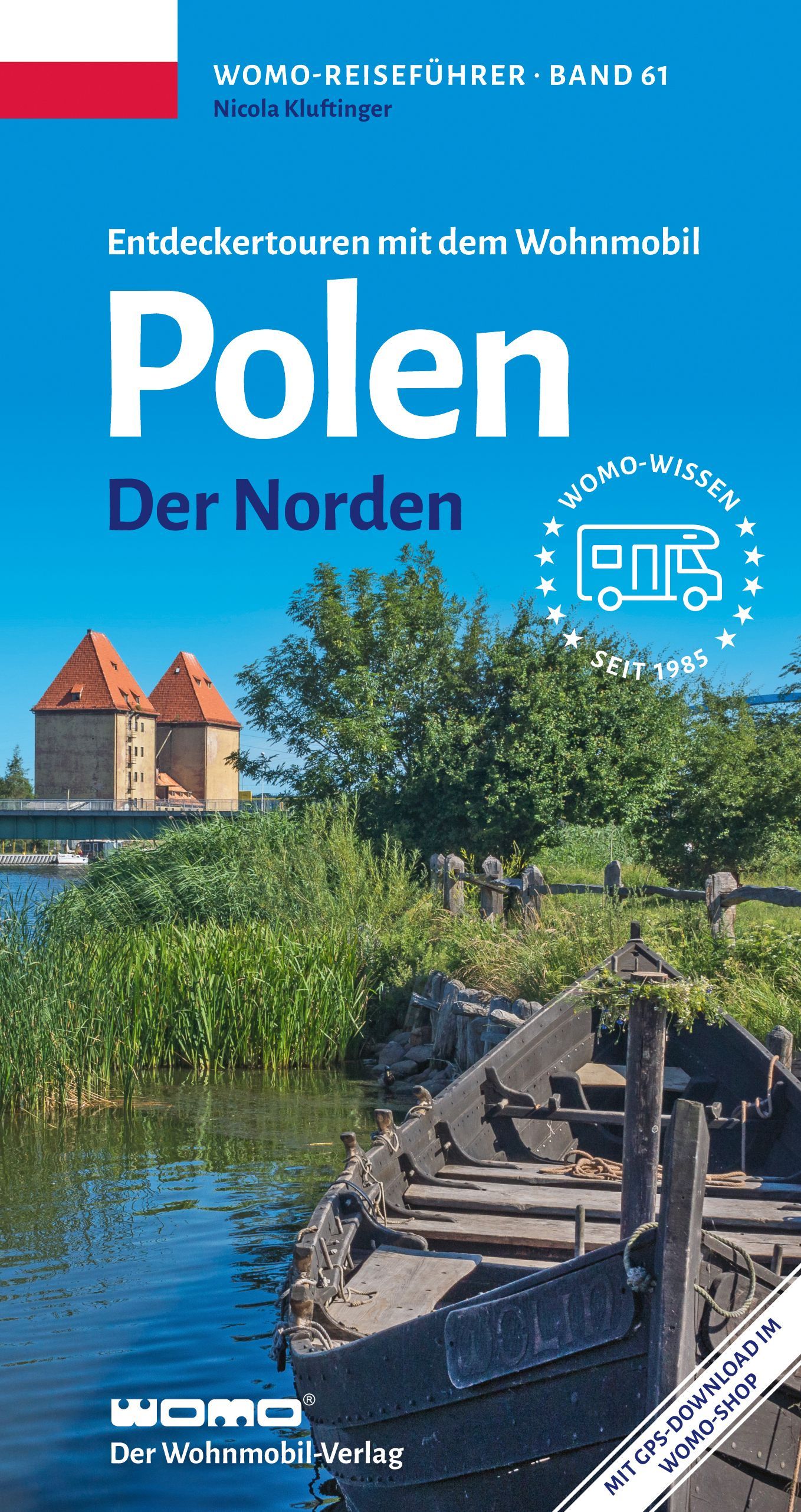 Entdeckertouren mit dem Wohnmobil Polen Der Norden Uferpromenade, Werbung, Plakat, Draußen, Natur