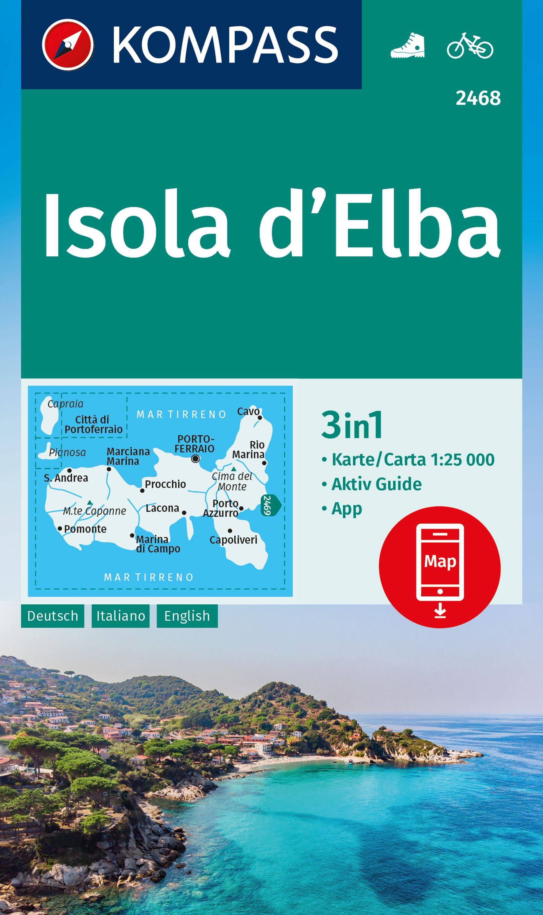 9783991541844 Cover, Karte Isola d'elba