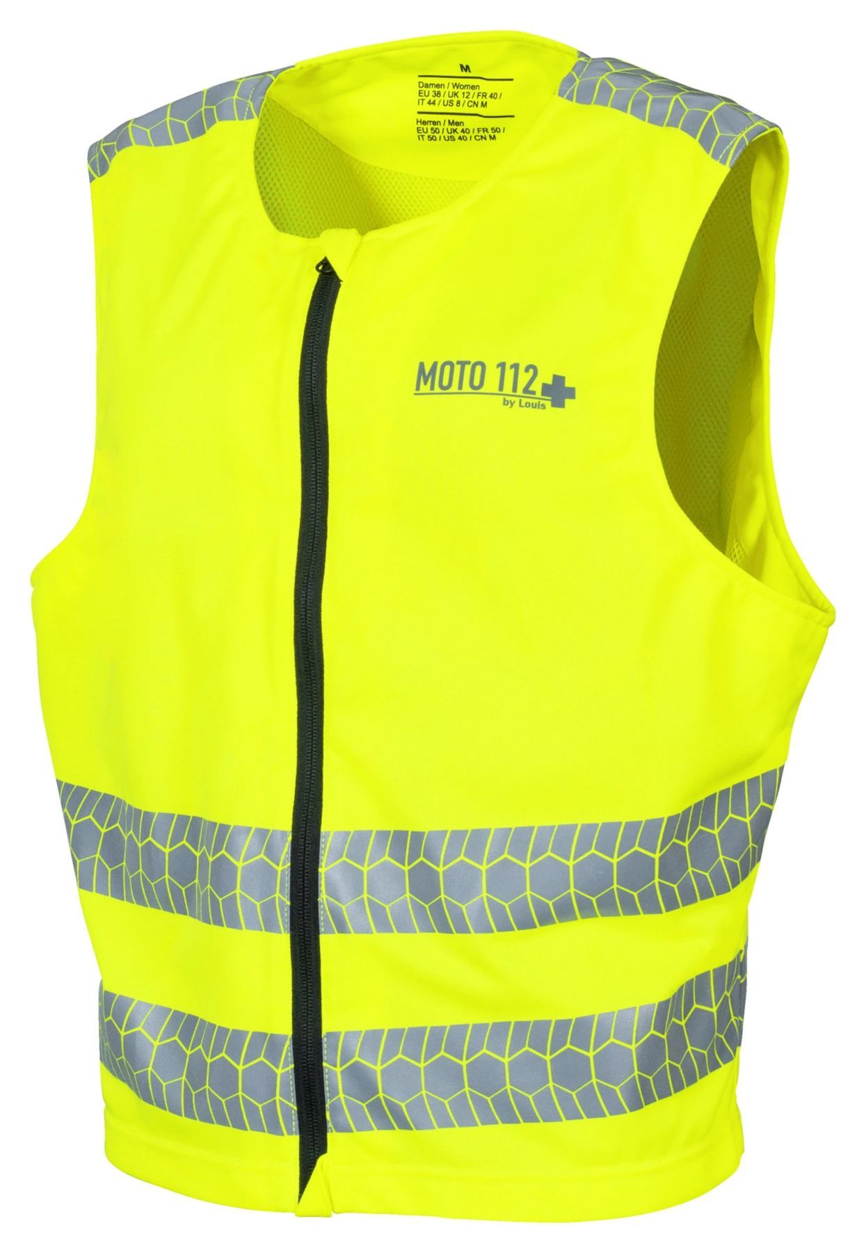 Alta Sicht, Sicherheitsweste, Reflektierende Streifen, Hohe Sichtbarkeit, Reißverschluss-Weste