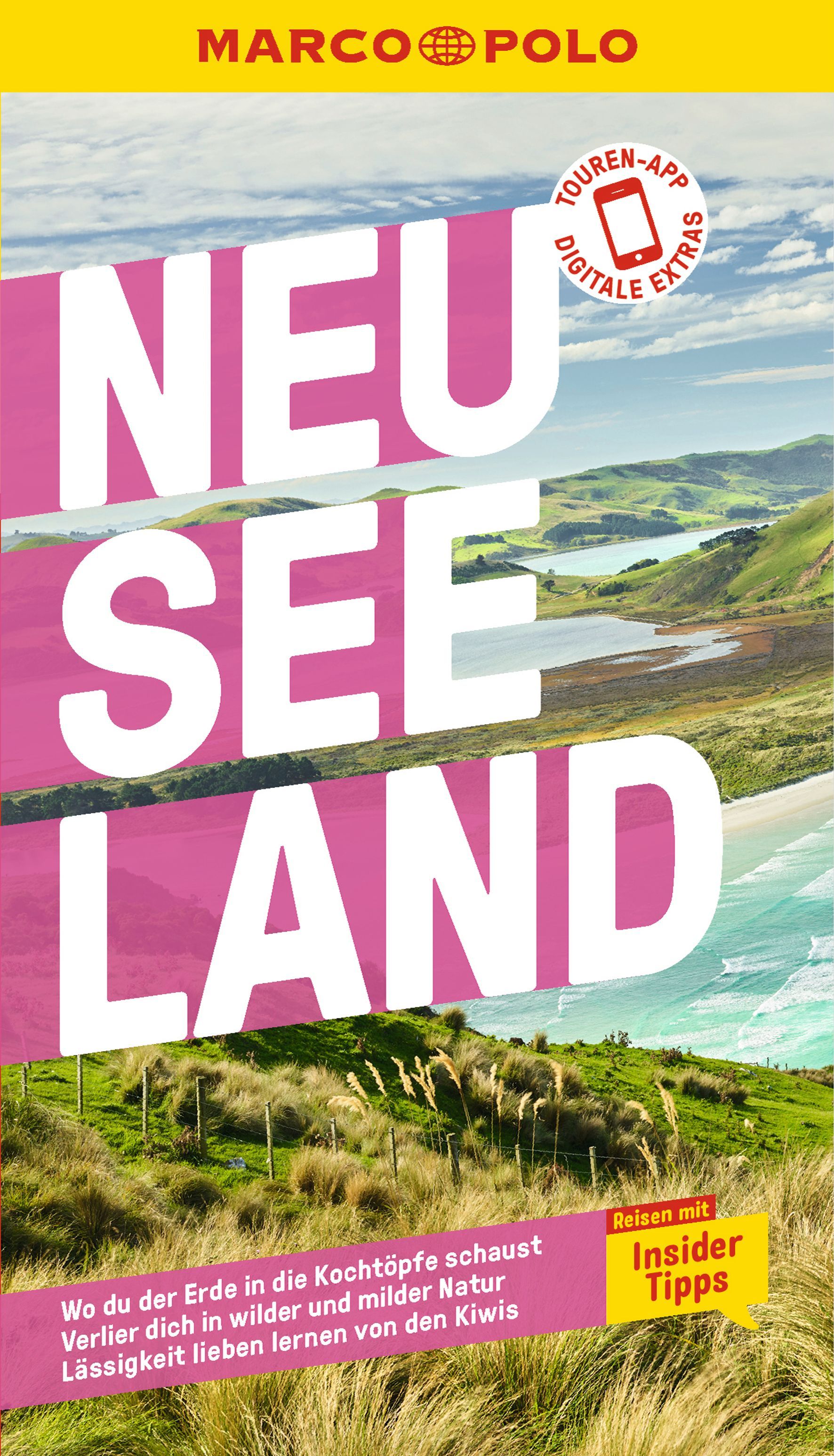MARCO POLO Reiseführer Neuseeland Werbung, Plakat, Veröffentlichung, Buch
