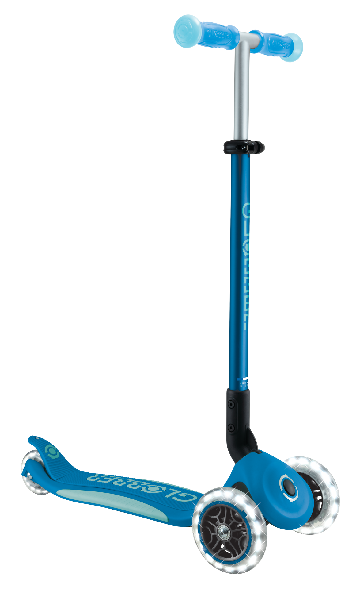 Transport, Fahrzeug, Kinderroller, Roller, Blau, Rad