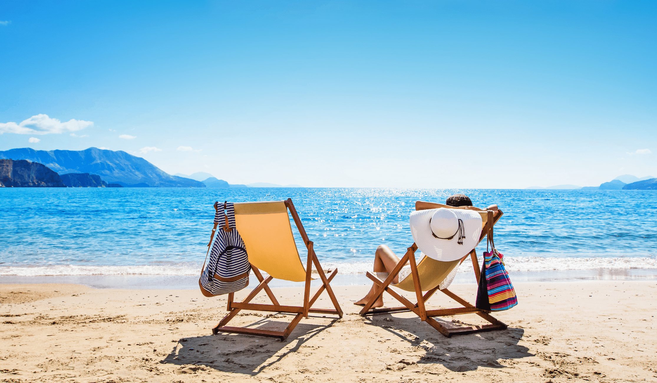 Urlaub, Stuhl, Erwachsener, Person, Frau