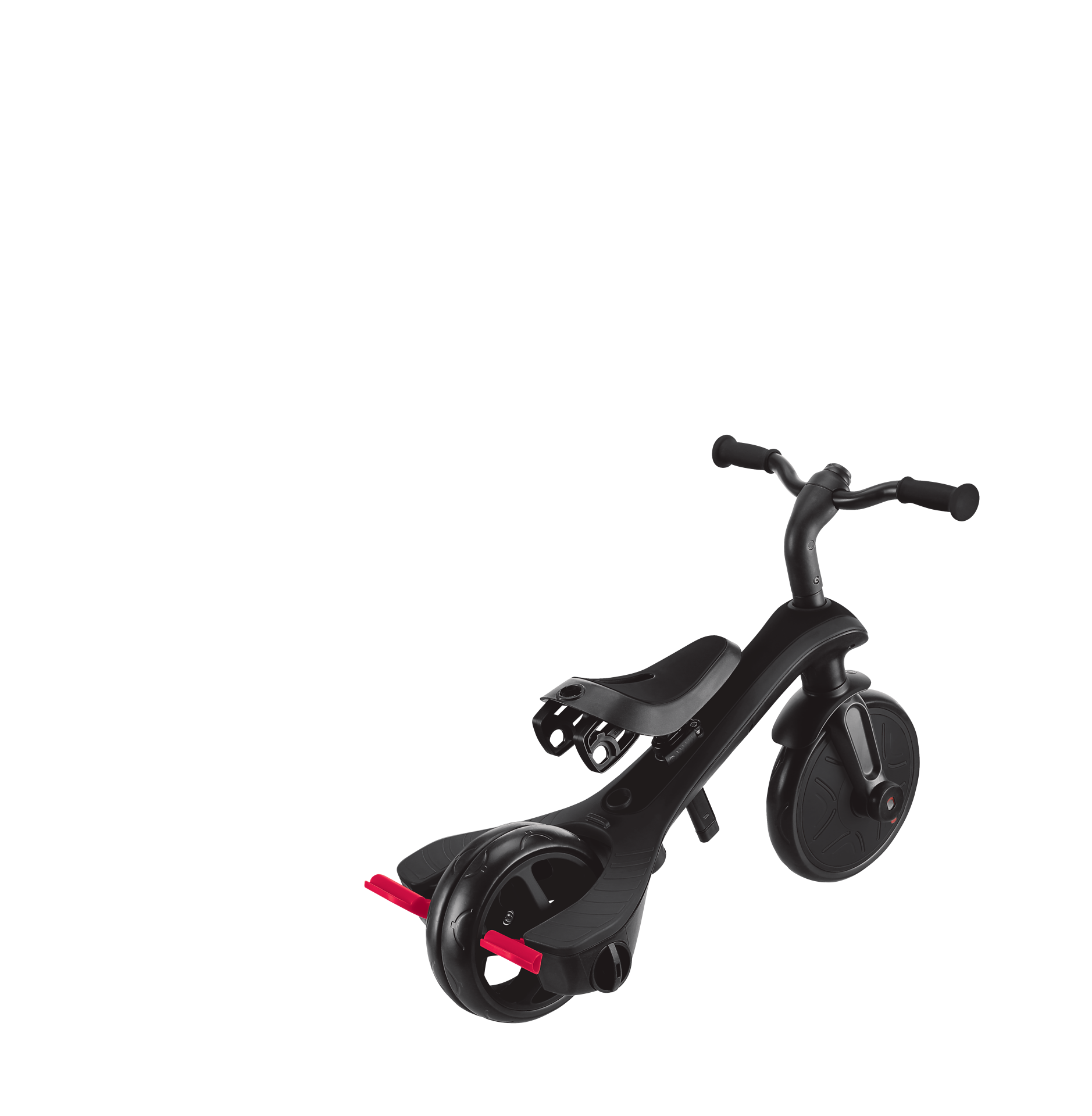 Transport, Fahrzeug, Kinderroller, Dreirad, Schwarz, Rad