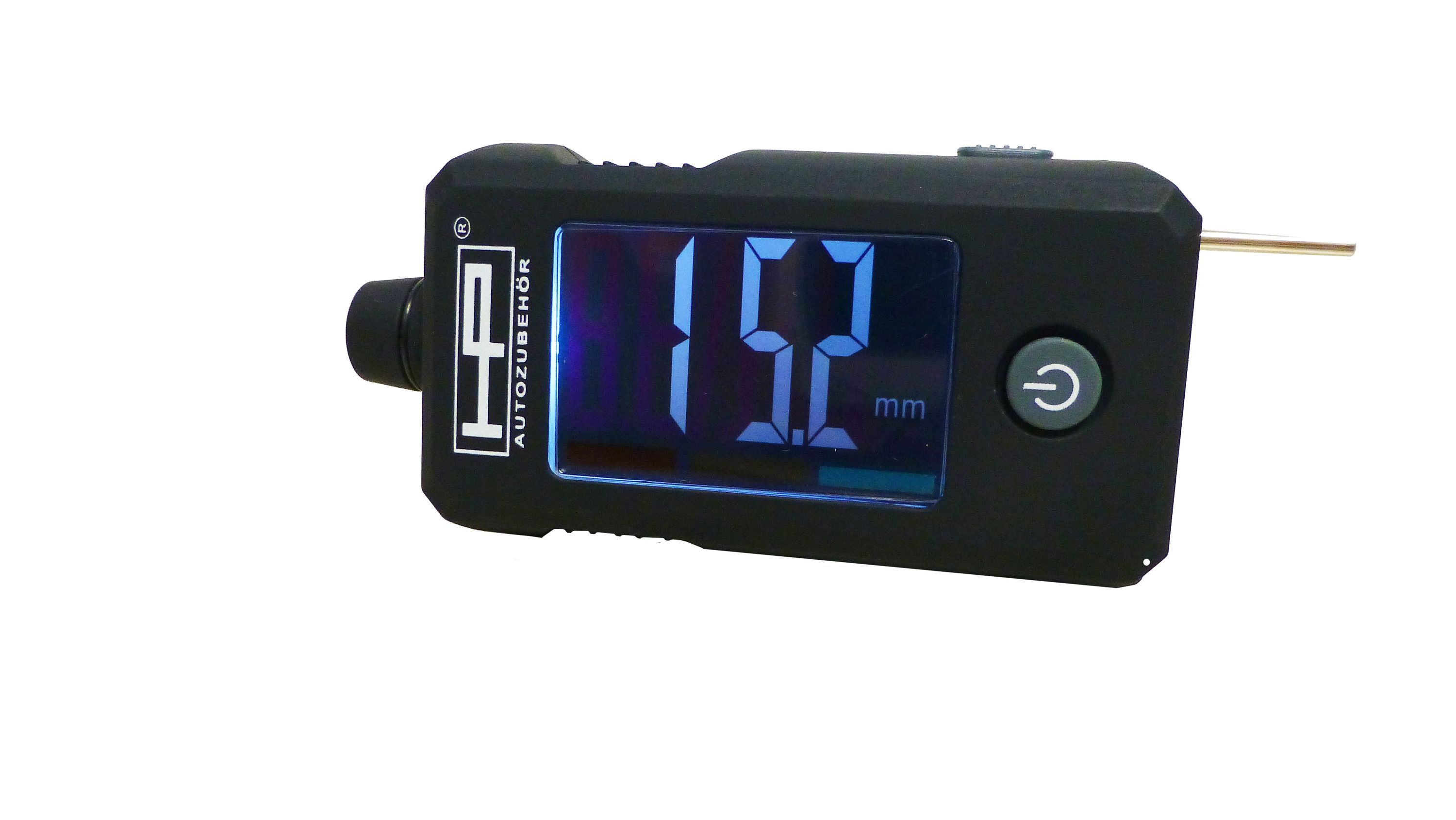 21253 Luftdruck und Profilmesser, Schwarz, Display Blau