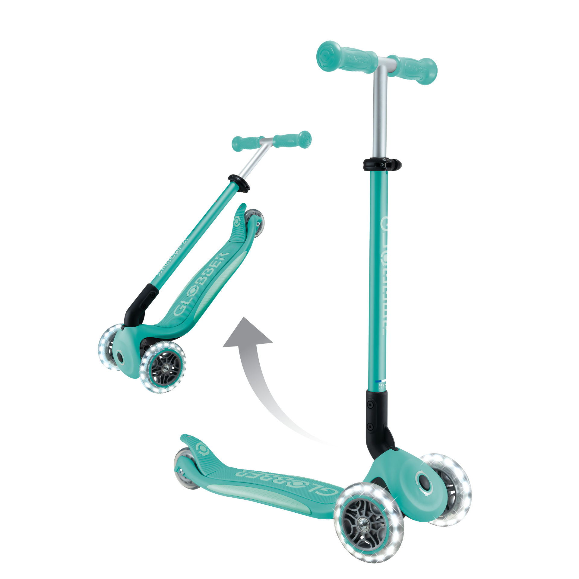 Roller, Fahrzeug,KinderTretroller Dunkelmint
