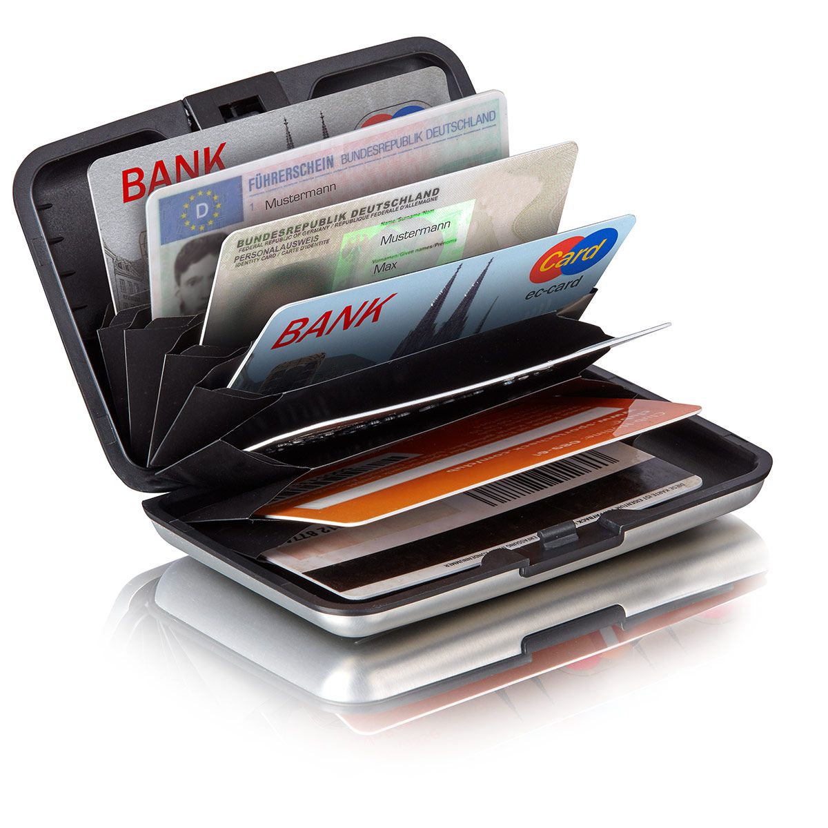 Safetyboy Silber Aufgeklappt